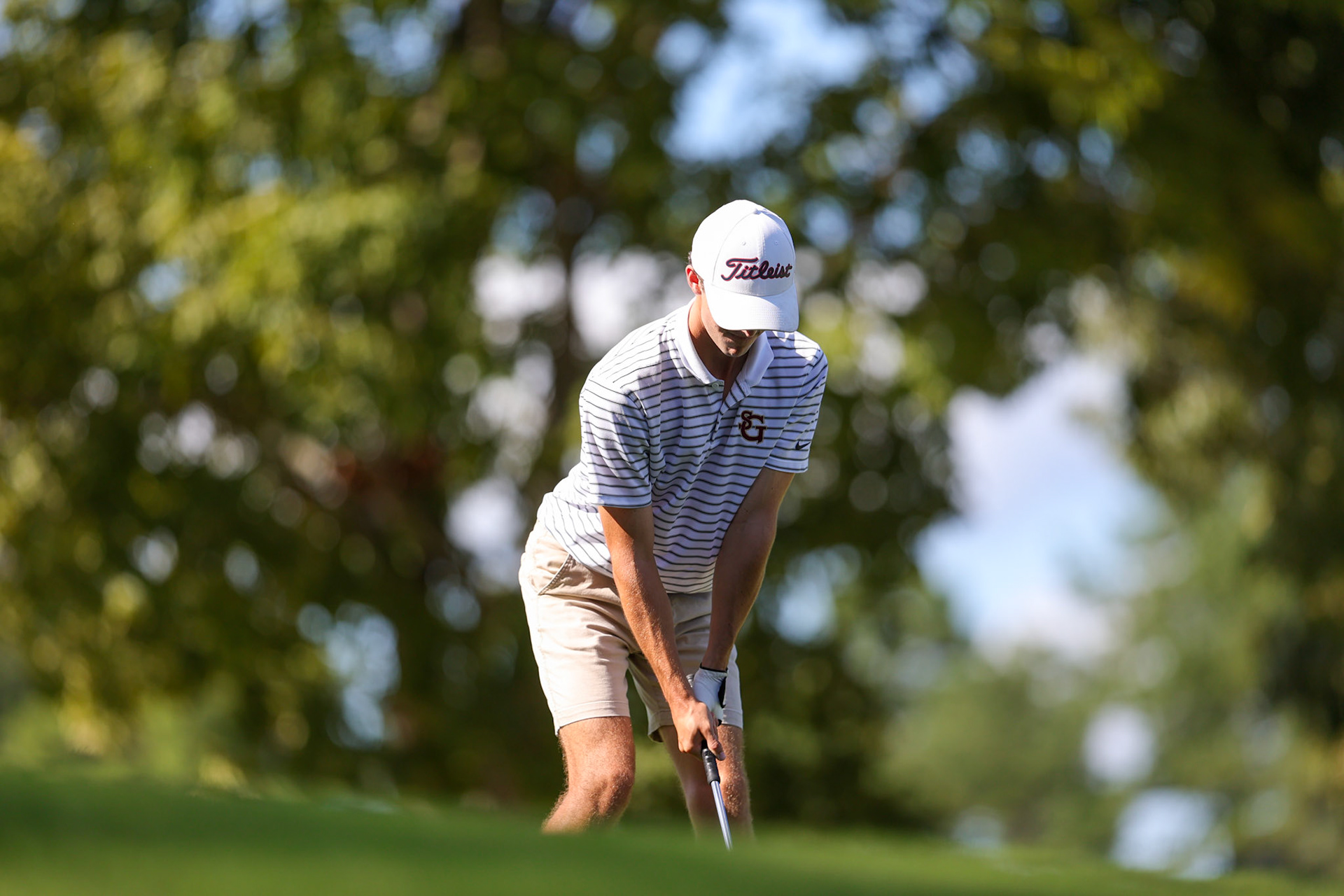 St. Benedict Boys Golf at Colonial on August 30, 2022. (Ryan Beatty/SBA)