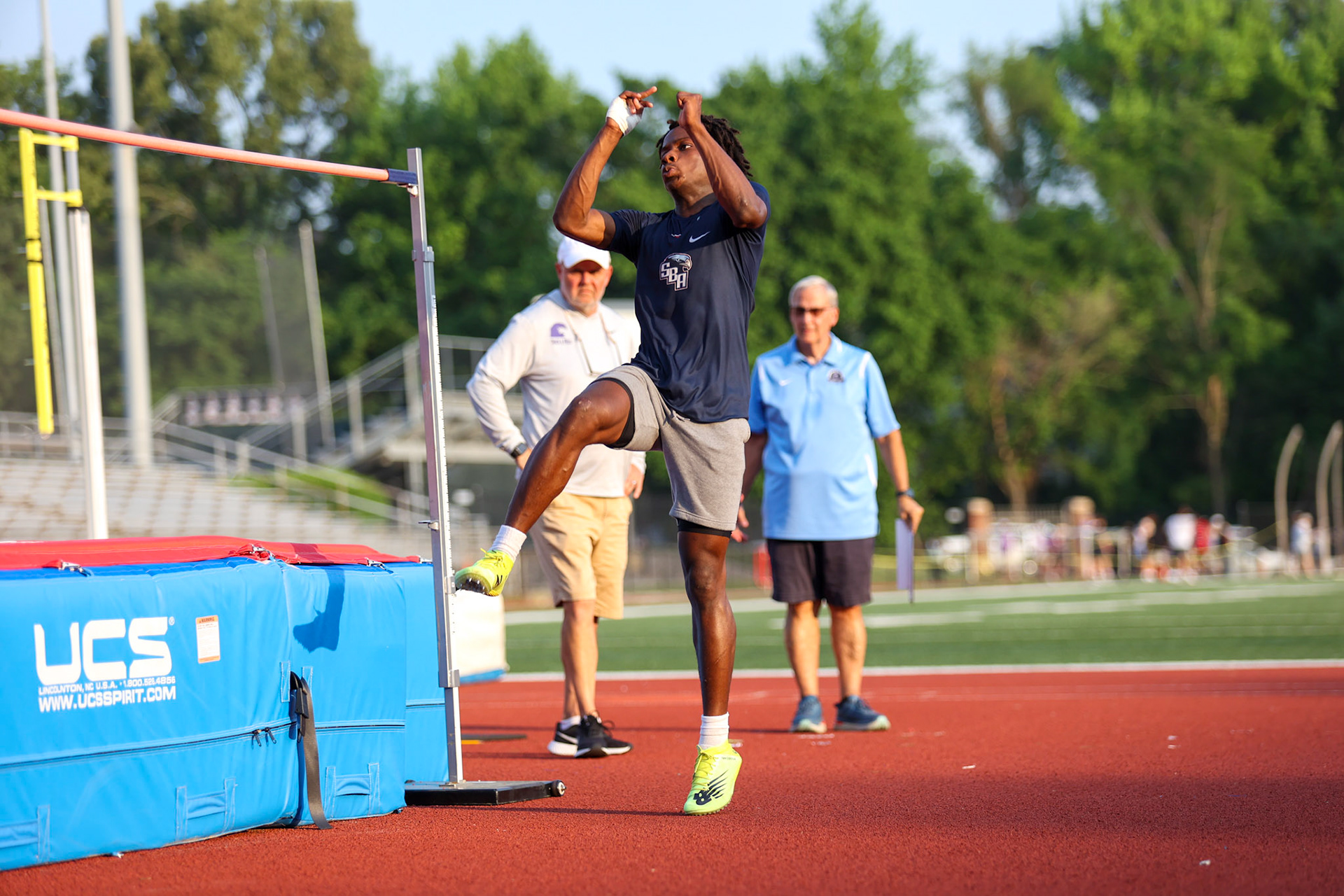 St. Benedict Track at MUS Region Meet on May 11, 2022. (Ryan Beatty/SBA)
