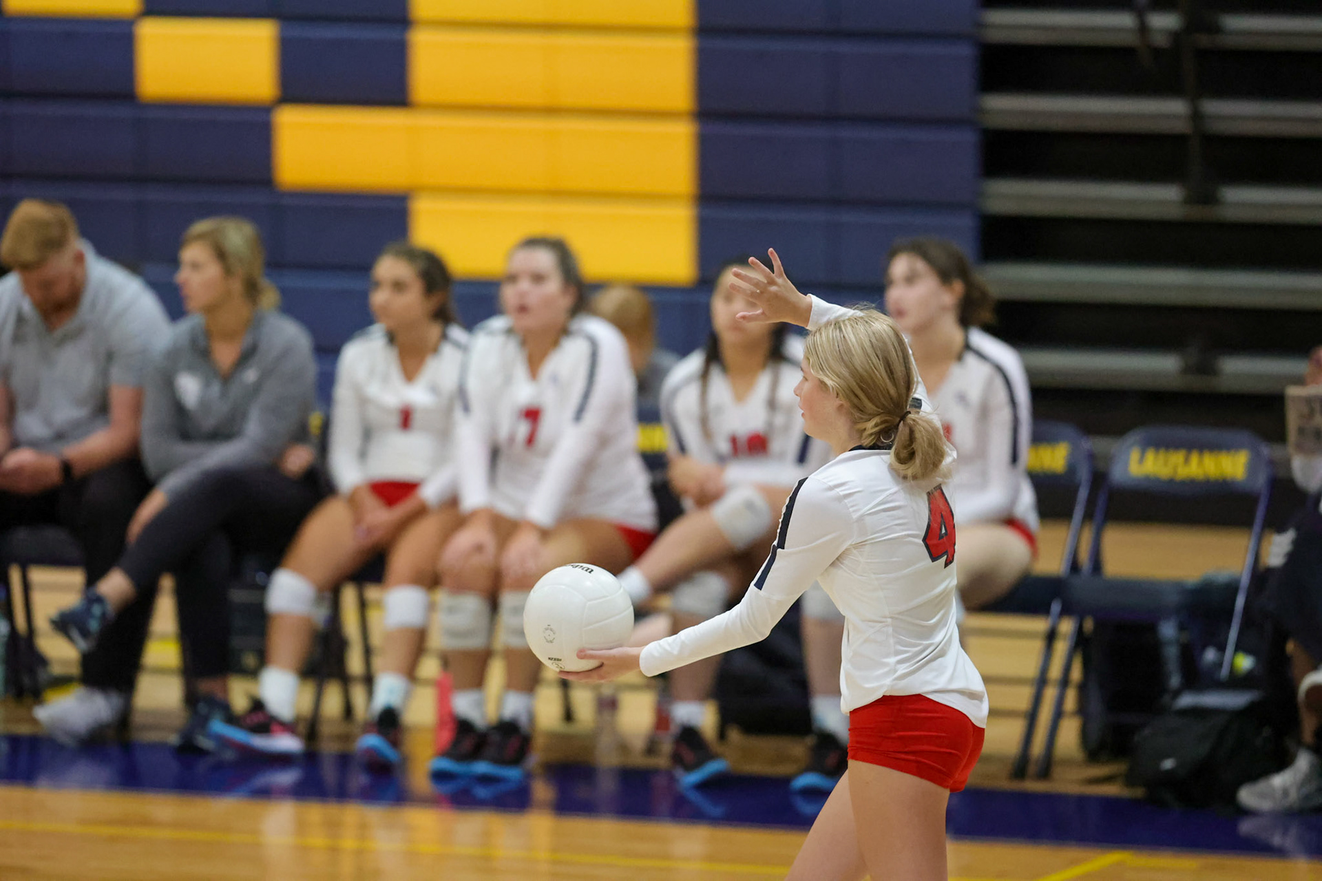 SBA Volleyball vs Lausanne on Wednesday, August 17, 2022. (Ryan Beatty/SBA)