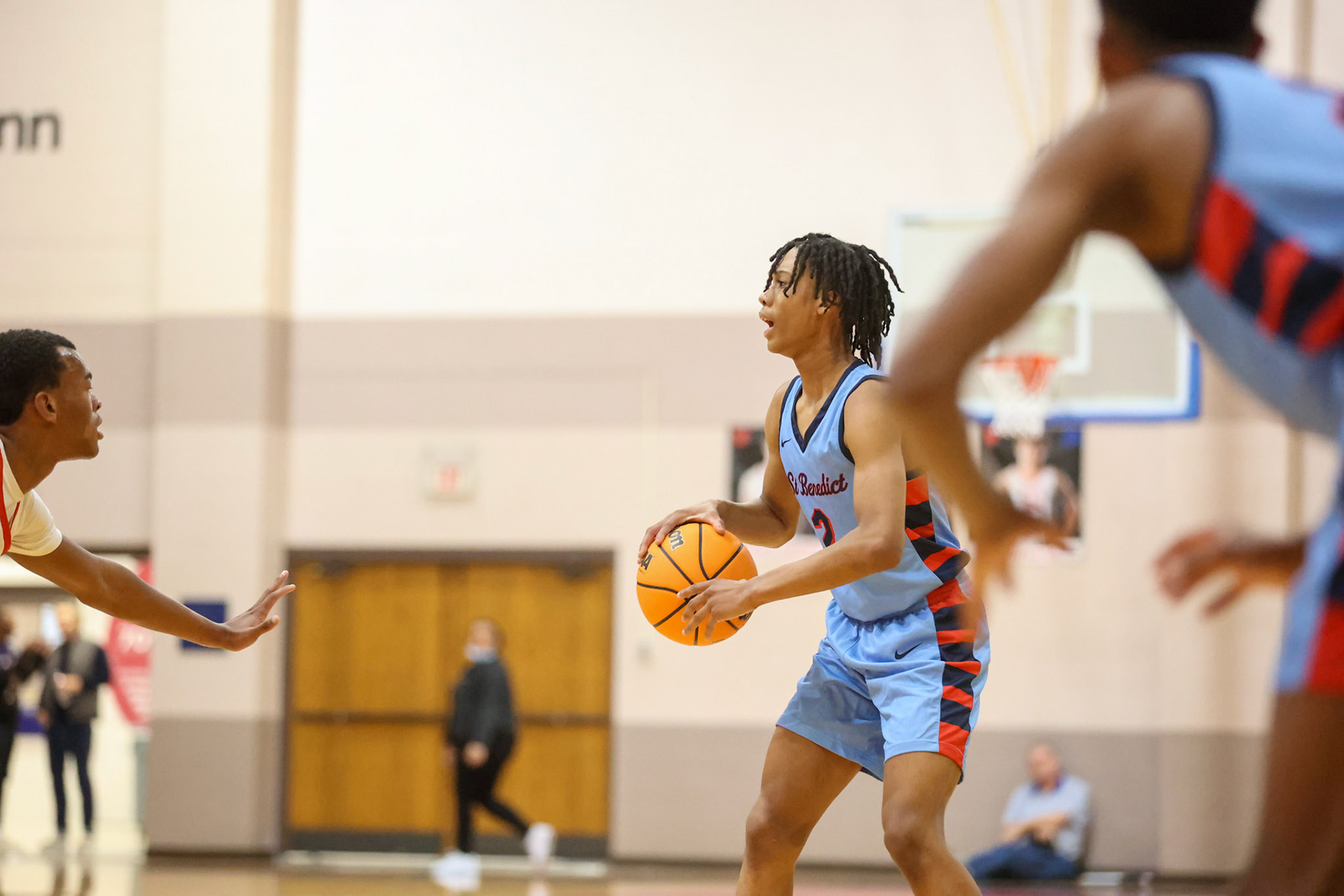 SBA Boys Basketball at MUS. (Ryan Beatty Photo)
