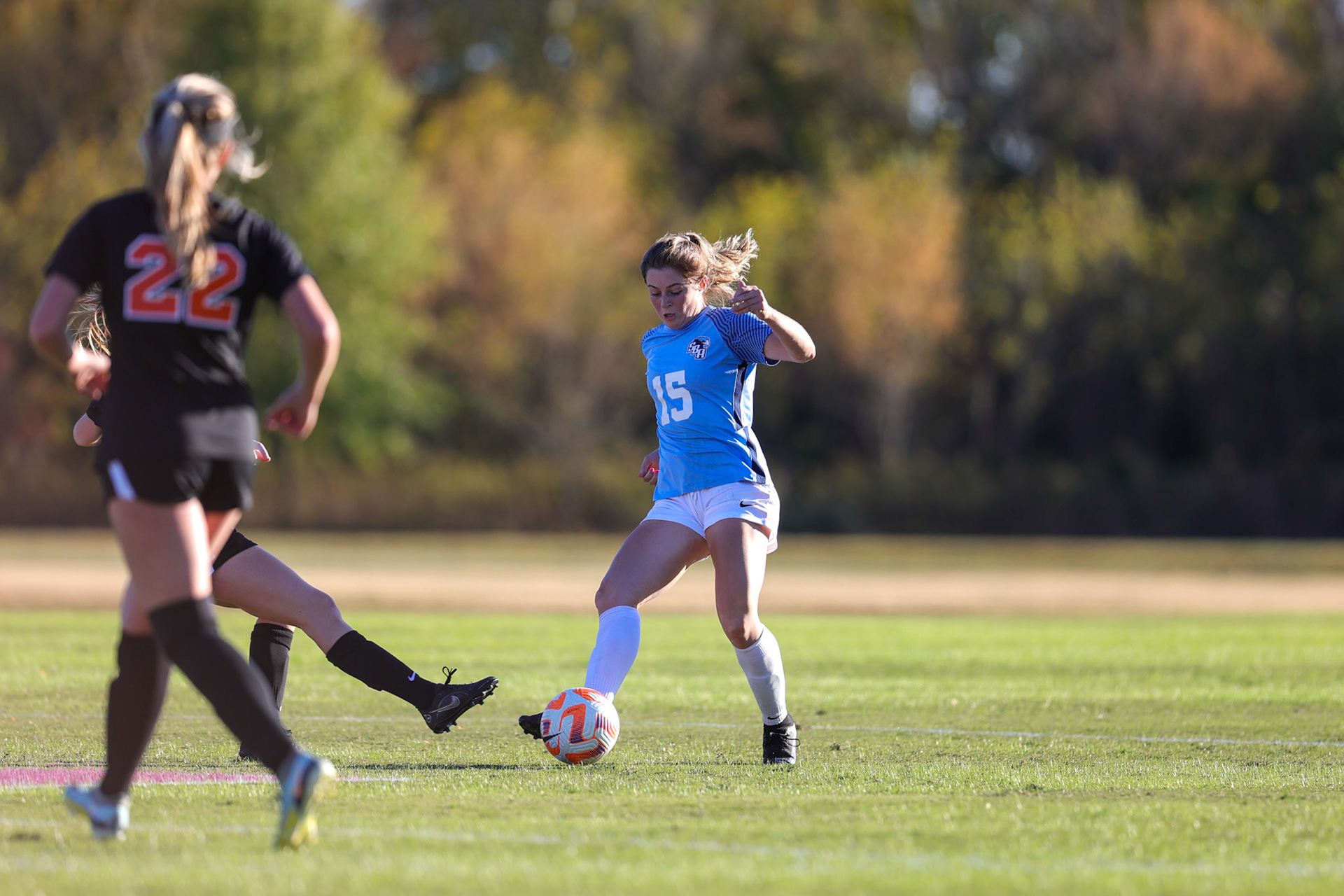 SBA Girl’s Soccer vs. Ensworth in the first round of the TSSAA State Tournament in Nashville, TN, on Oct. 17, 2022. (Ryan Beatty/SBA)