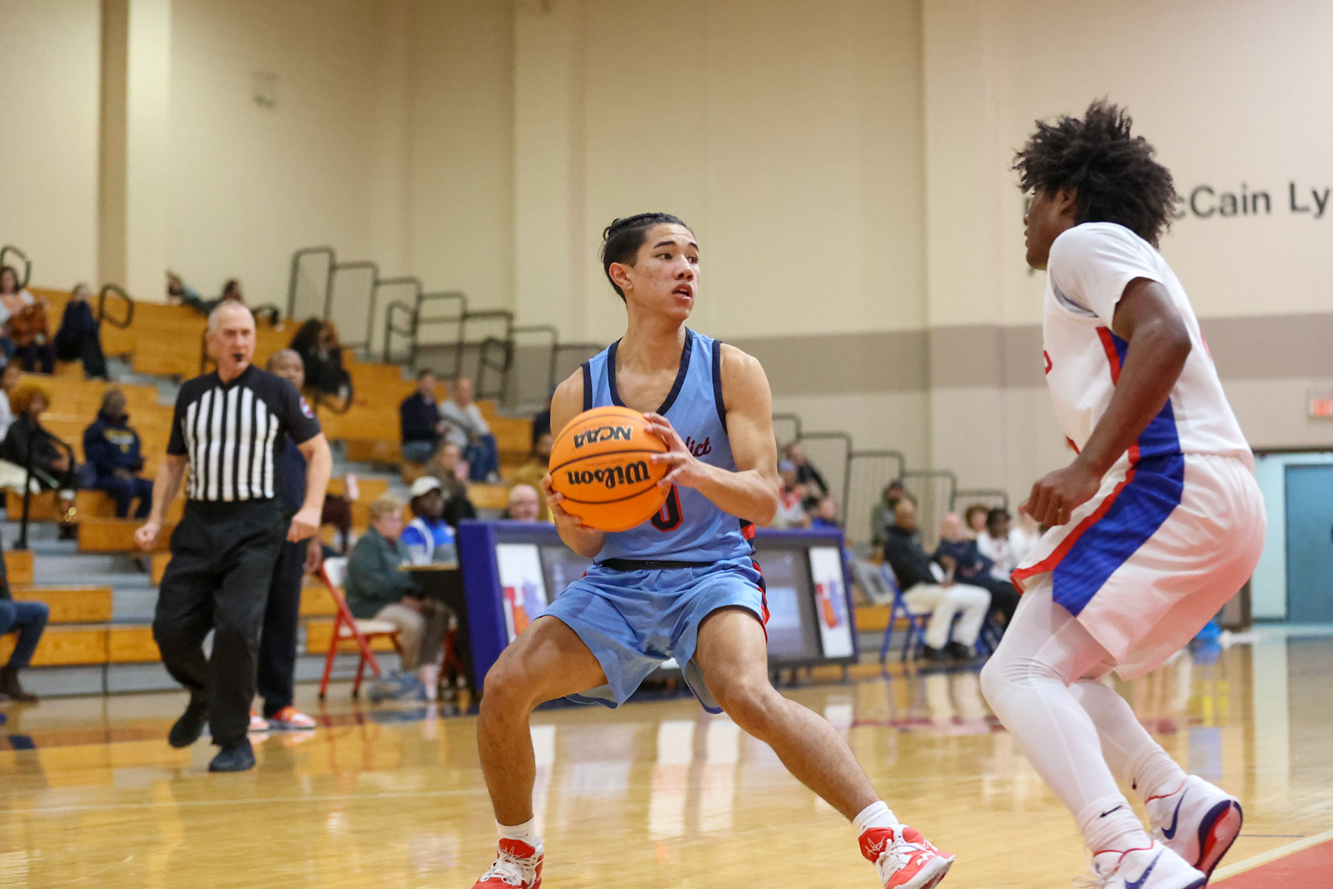 SBA Boys Basketball at MUS. (Ryan Beatty Photo)