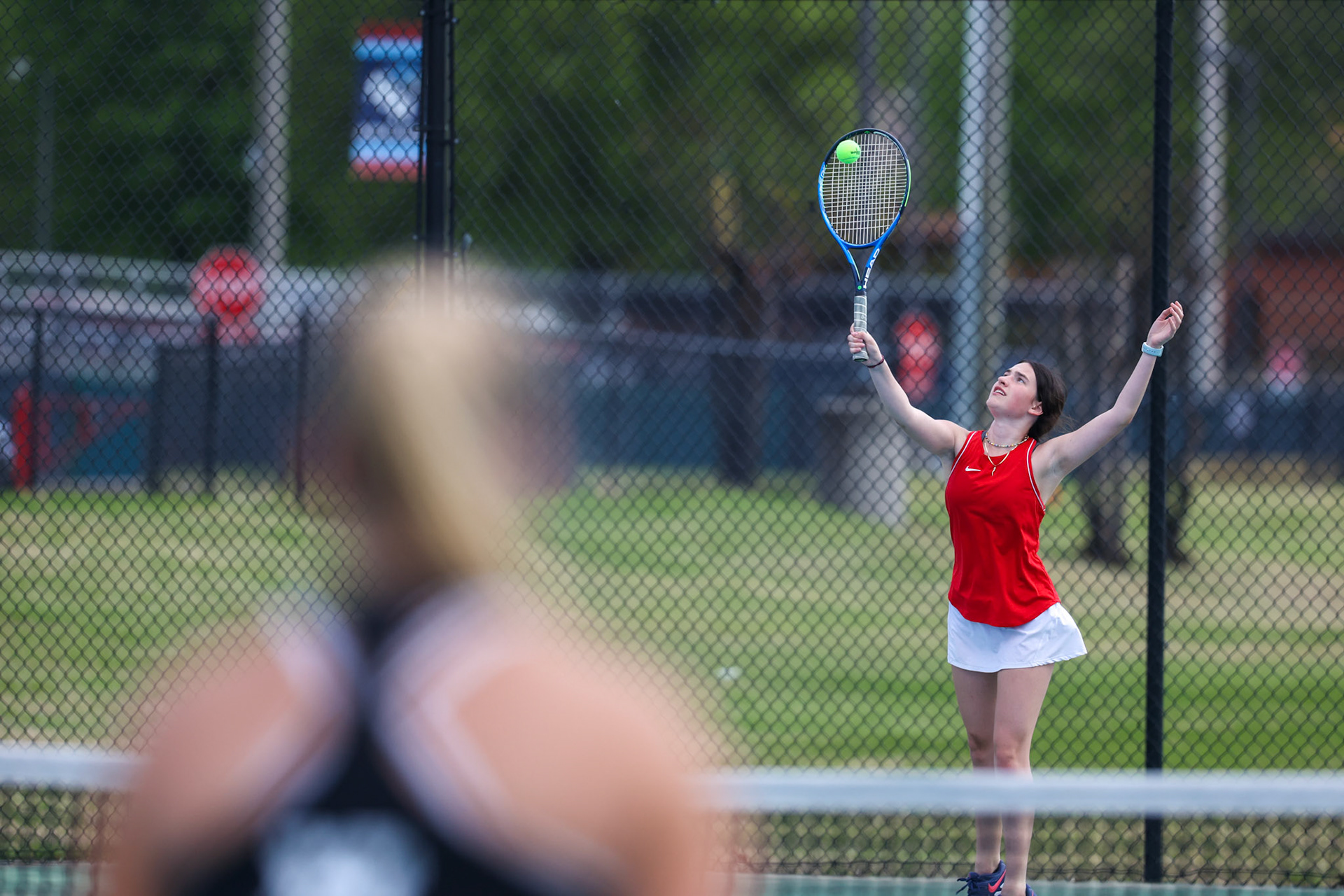 SBA Tennis vs Houston on Thursday, April 13, 2023. (Ryan Beatty Photo)