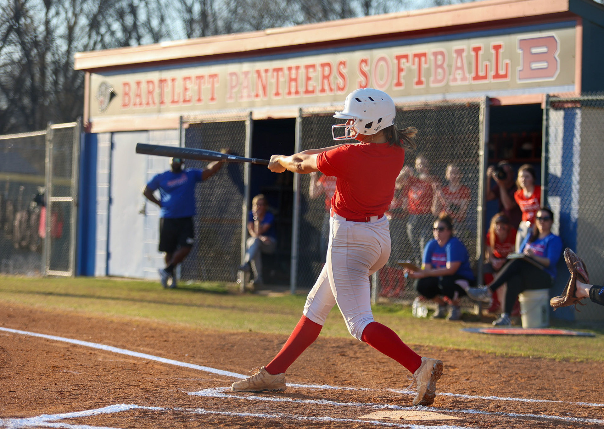 St. Benedict Softball vs Bartlett High School on March 3, 2022 at W.J. Freeman Park in Memphis, TN (Ryan Beatty/SBA)