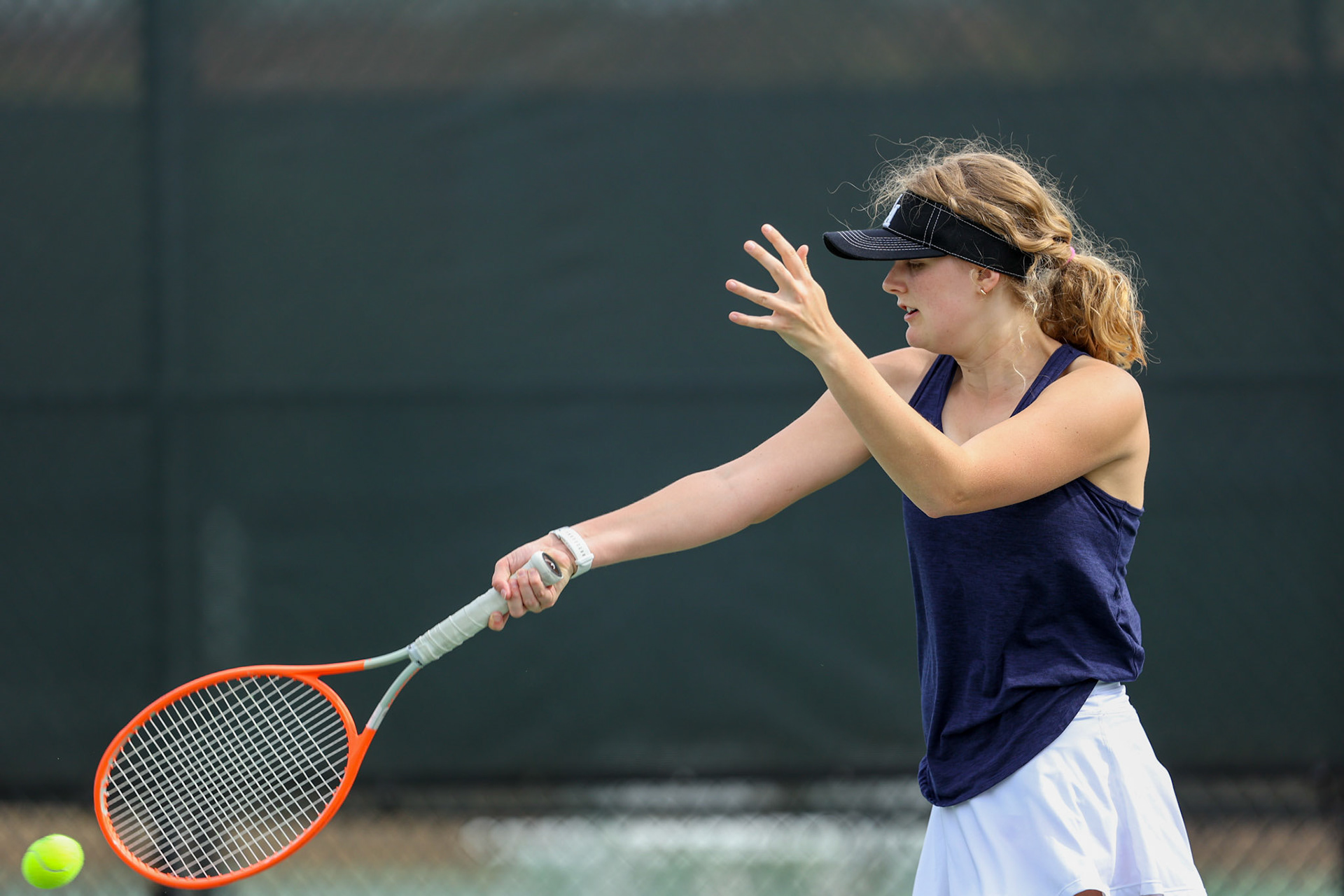 St. Benedict Tennis vs Briarcrest at Briarcrest Christian School on April 12, 2022 in Memphis, TN. (Ryan Beatty/SBA)