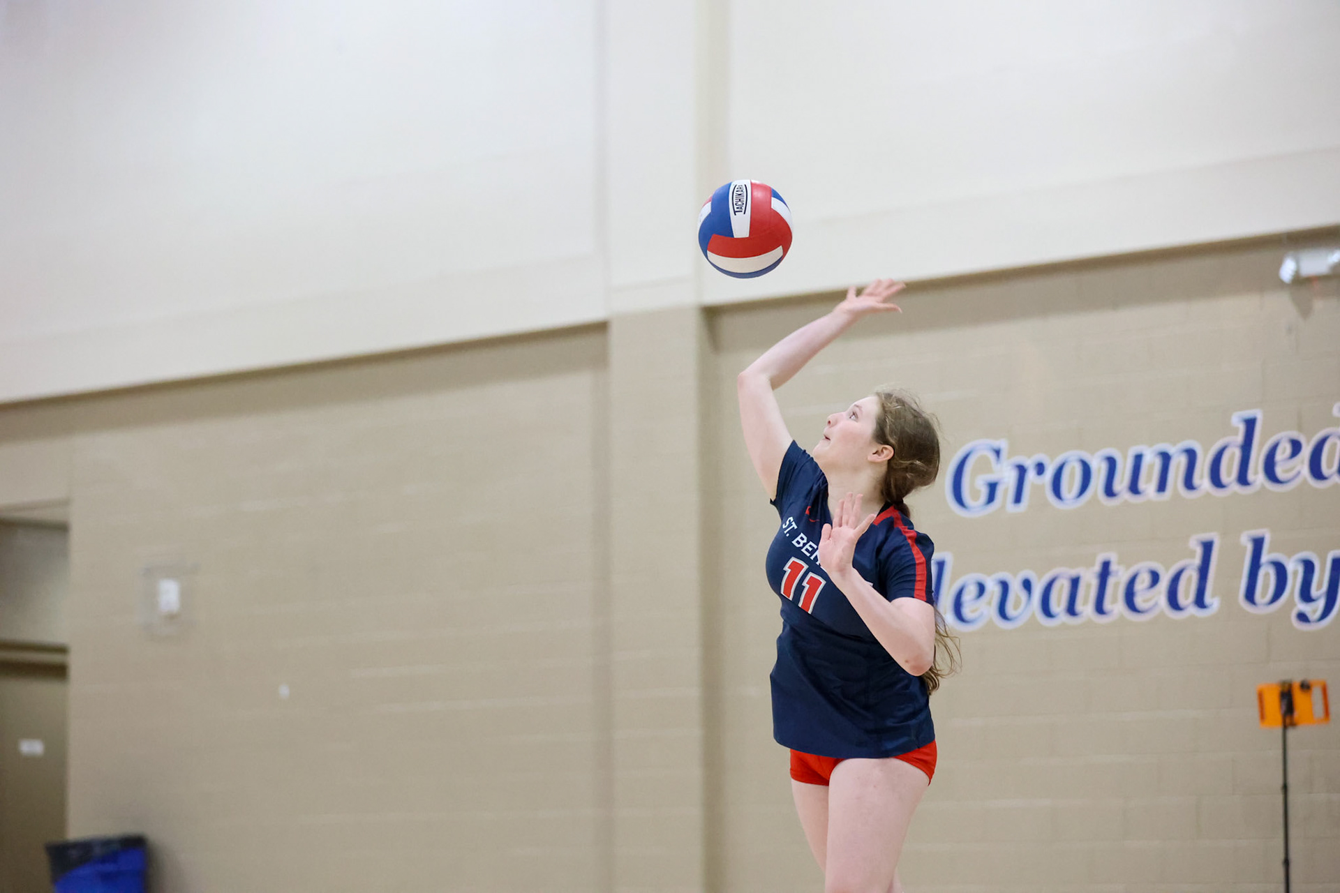 St. Benedict Volleyball vs West Memphis at St. Benedict on Monday, September 12, 2022. (Ryan Beatty/SBA)