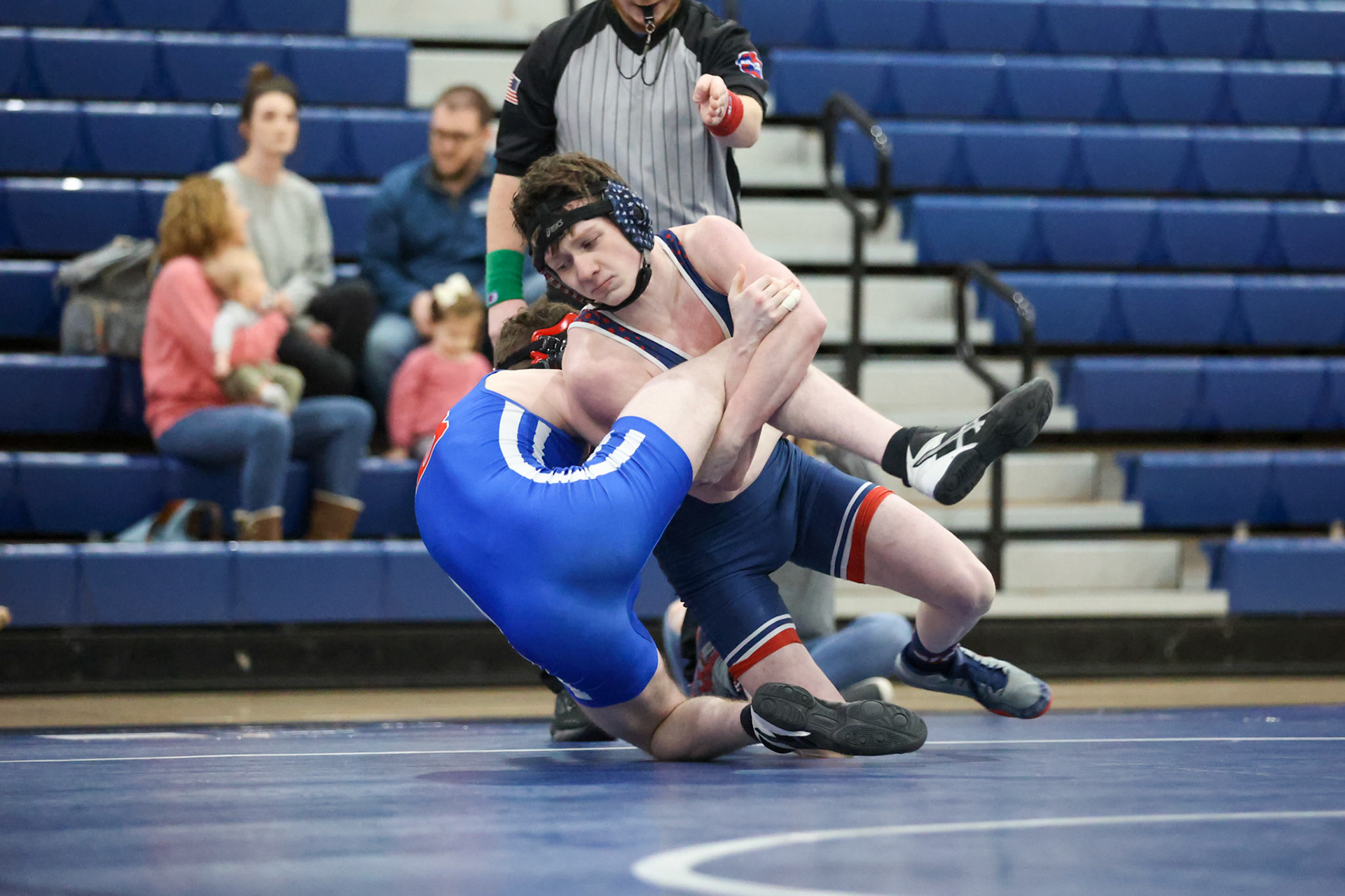 SBA Wrestling Senior Night vs Bartlett, Bolton, and ECS on Thursday, Feb. 10, 2022. (Ryan Beatty Photo)