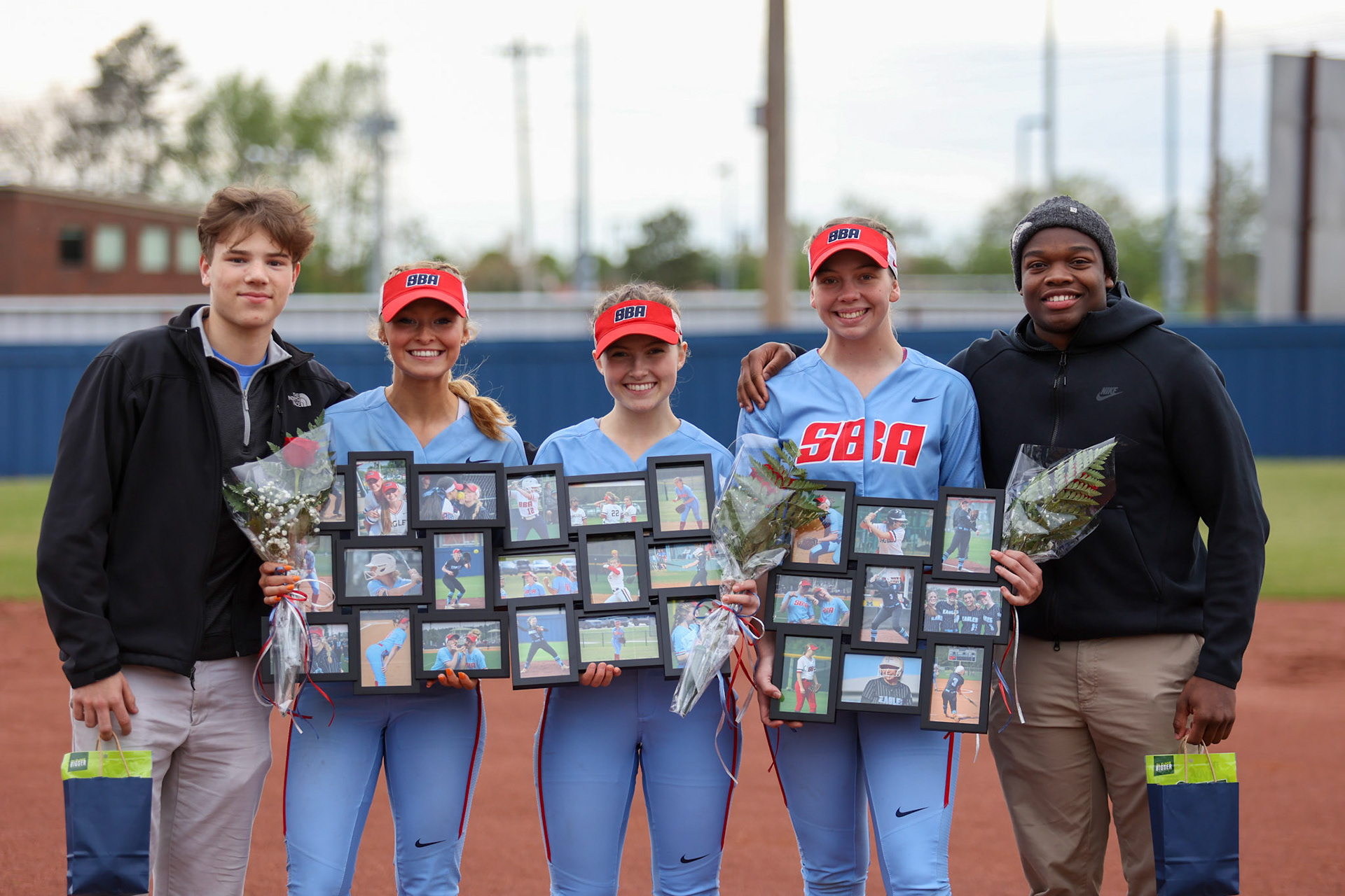 St. Benedict Softball vs Millington on Senior Night at St. Benedict at Auburndale in Memphis, TN on April 20, 2022. (Ryan Beatty/SBA)