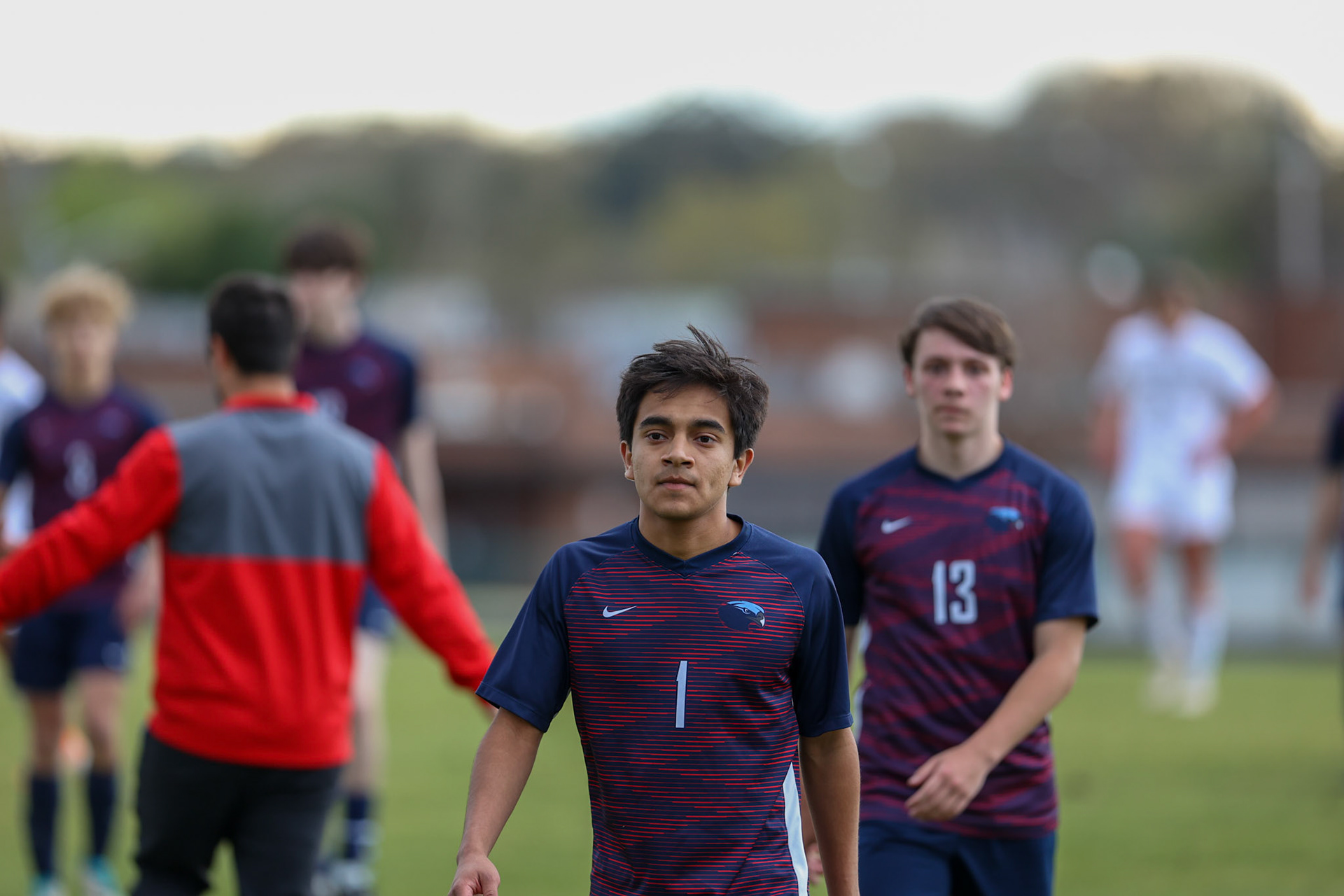 St. Benedict Soccer vs Millington on April 7, 2022 at St. Benedict At Auburndale High School in Memphis, TN. (Ryan Beatty/SBA)