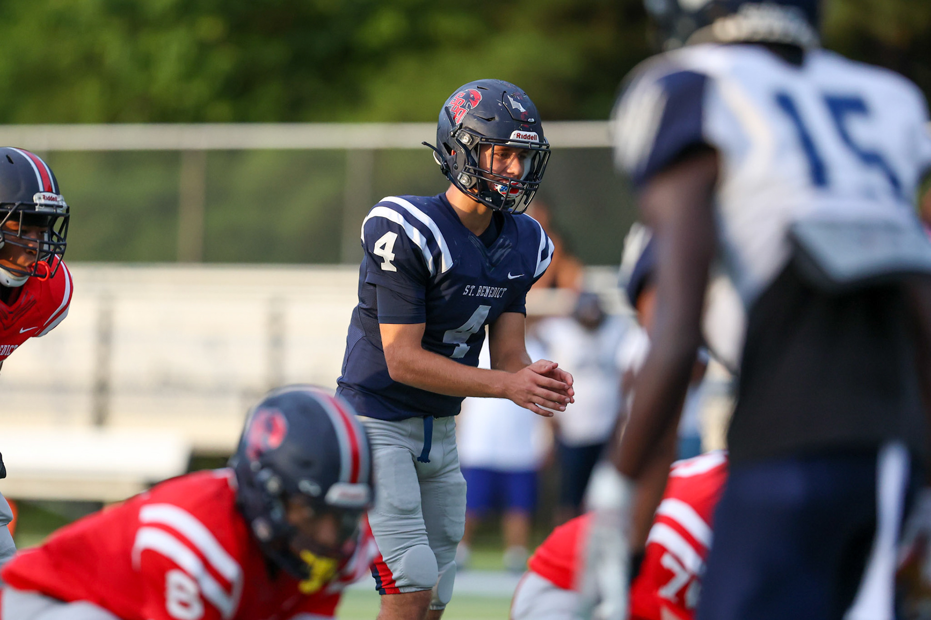 SBA Football Scrimmage on Friday, August 5, 2022 at St. Benedict at Auburndale in Memphis, TN. (Ryan Beatty/SBA)