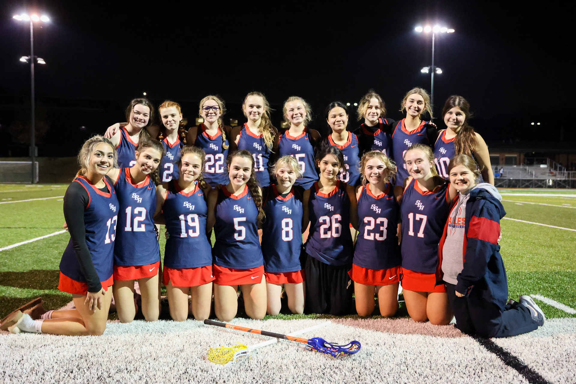 SBA Girls Lacrosse vs Lausanne on Wednesday, March 8, 2023. (Ryan Beatty Photo)