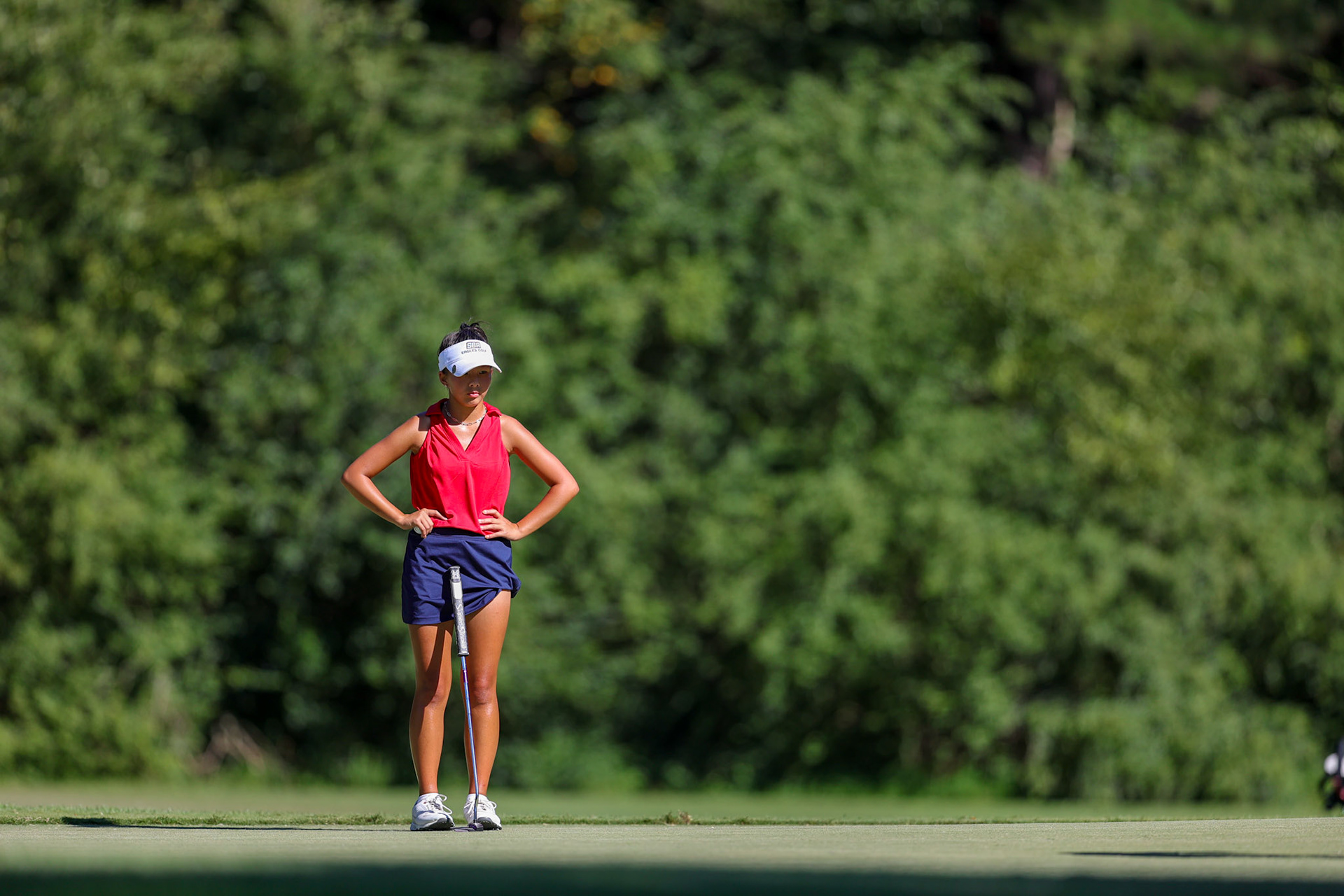 St. Benedict Girls Golf at Windyke on August 31, 2022. (Ryan Beatty/SBA)