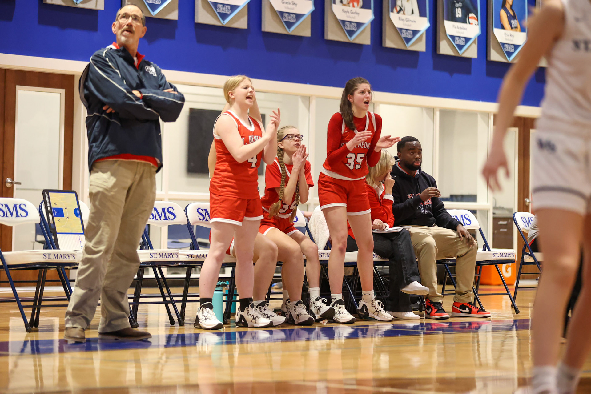 SBA Girls Basketball vs St. Mary’s. (Ryan Beatty Photo)