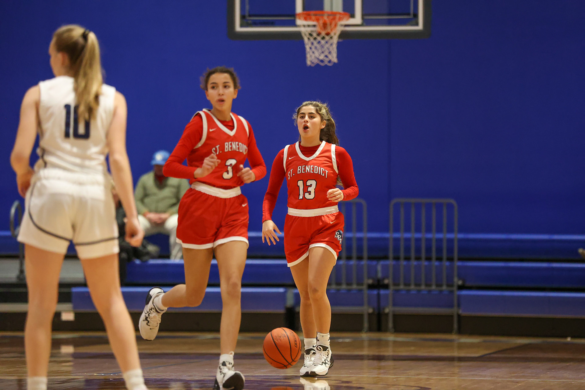 SBA Girls Basketball vs St. Mary’s. (Ryan Beatty Photo)