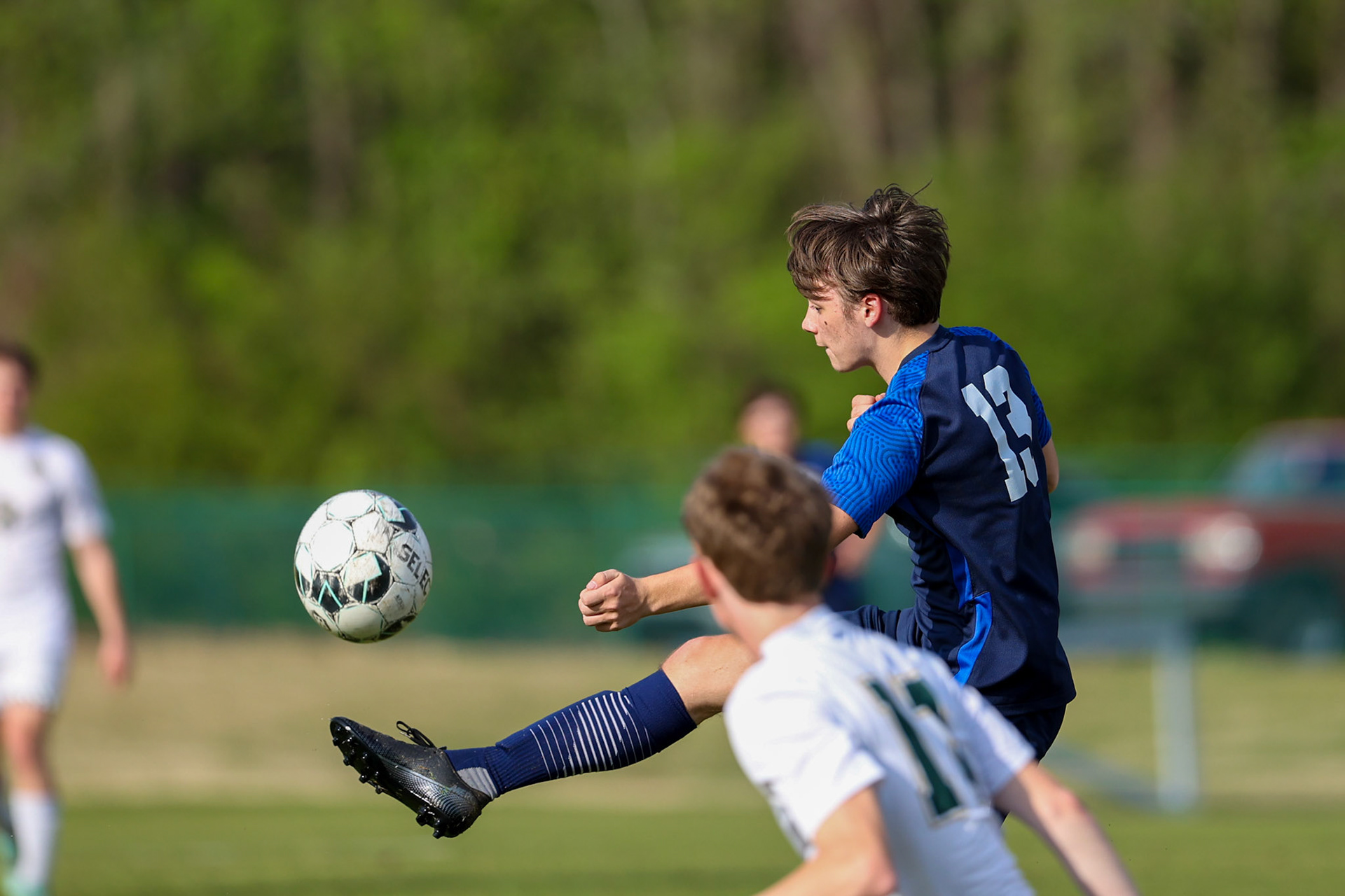 St. Benedict Soccer vs Briarcrest at St. Benedict at Auburndale High School in Memphis, TN on April 21, 2022. (Ryan Beatty/SBA)