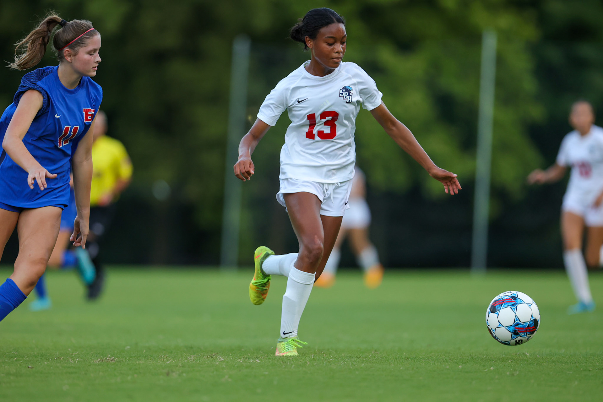 SBA Soccer vs Bartlett at Bartlett High School on Thursday, August 18, 2022. (Ryan Beatty/SBA)