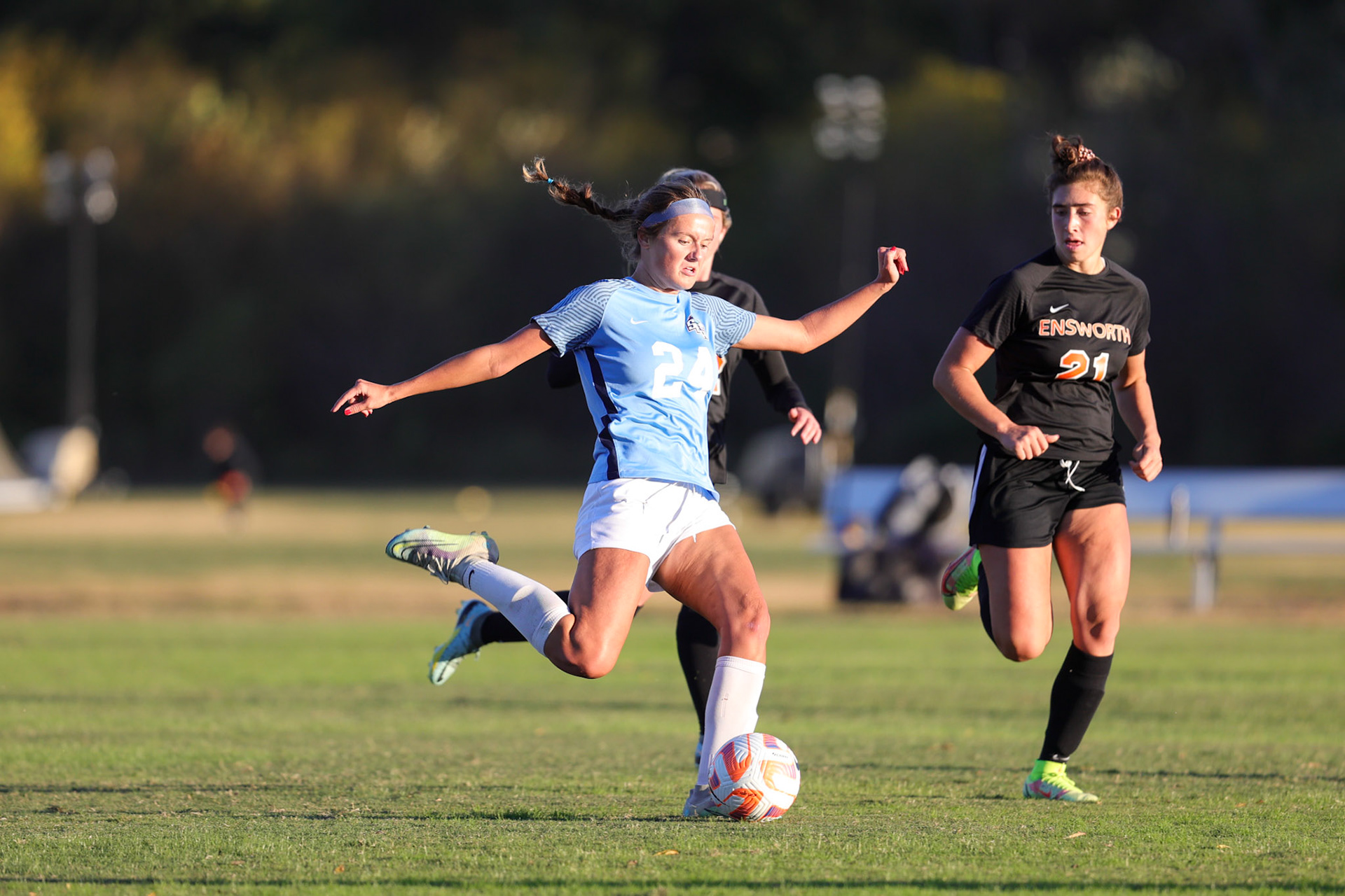SBA Girl’s Soccer vs. Ensworth in the first round of the TSSAA State Tournament in Nashville, TN, on Oct. 17, 2022. (Ryan Beatty/SBA)