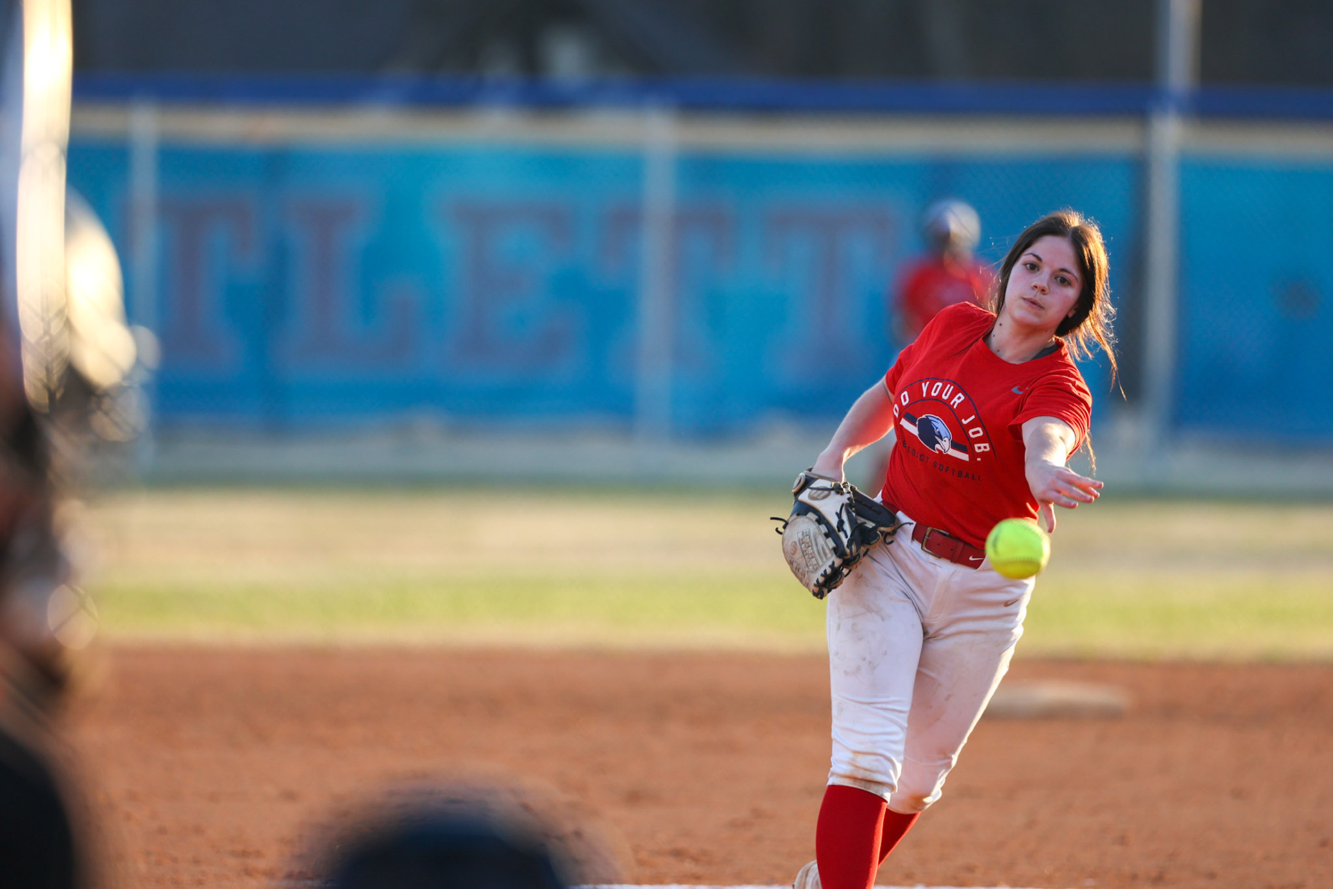 St. Benedict Softball vs Bartlett High School on March 3, 2022 at W.J. Freeman Park in Memphis, TN (Ryan Beatty/SBA)