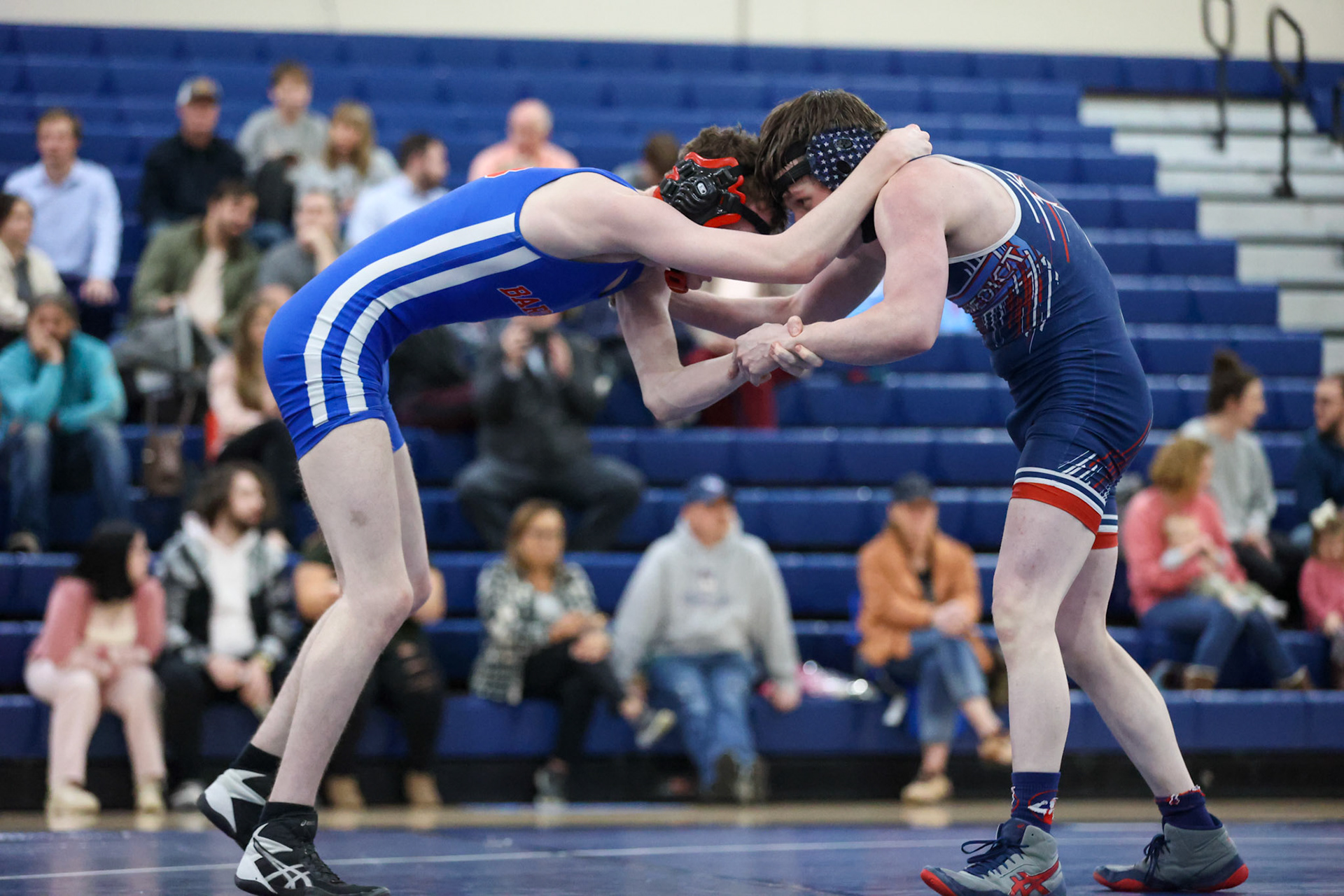 SBA Wrestling Senior Night vs Bartlett, Bolton, and ECS on Thursday, Feb. 10, 2022. (Ryan Beatty Photo)