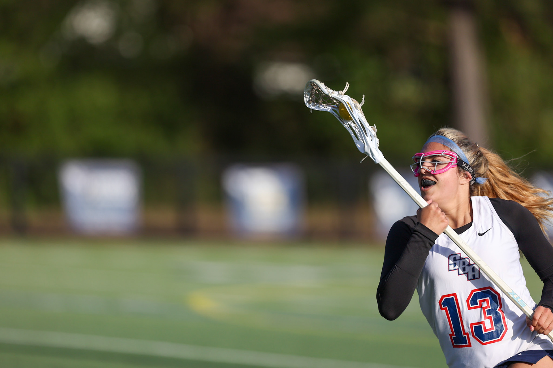 St. Benedict Girls Lacrosse vs St. Agnes on Senior Night at St. Benedict at Auburndale in Memphis, TN on April 19, 2022. (Ryan Beatty/SBA)