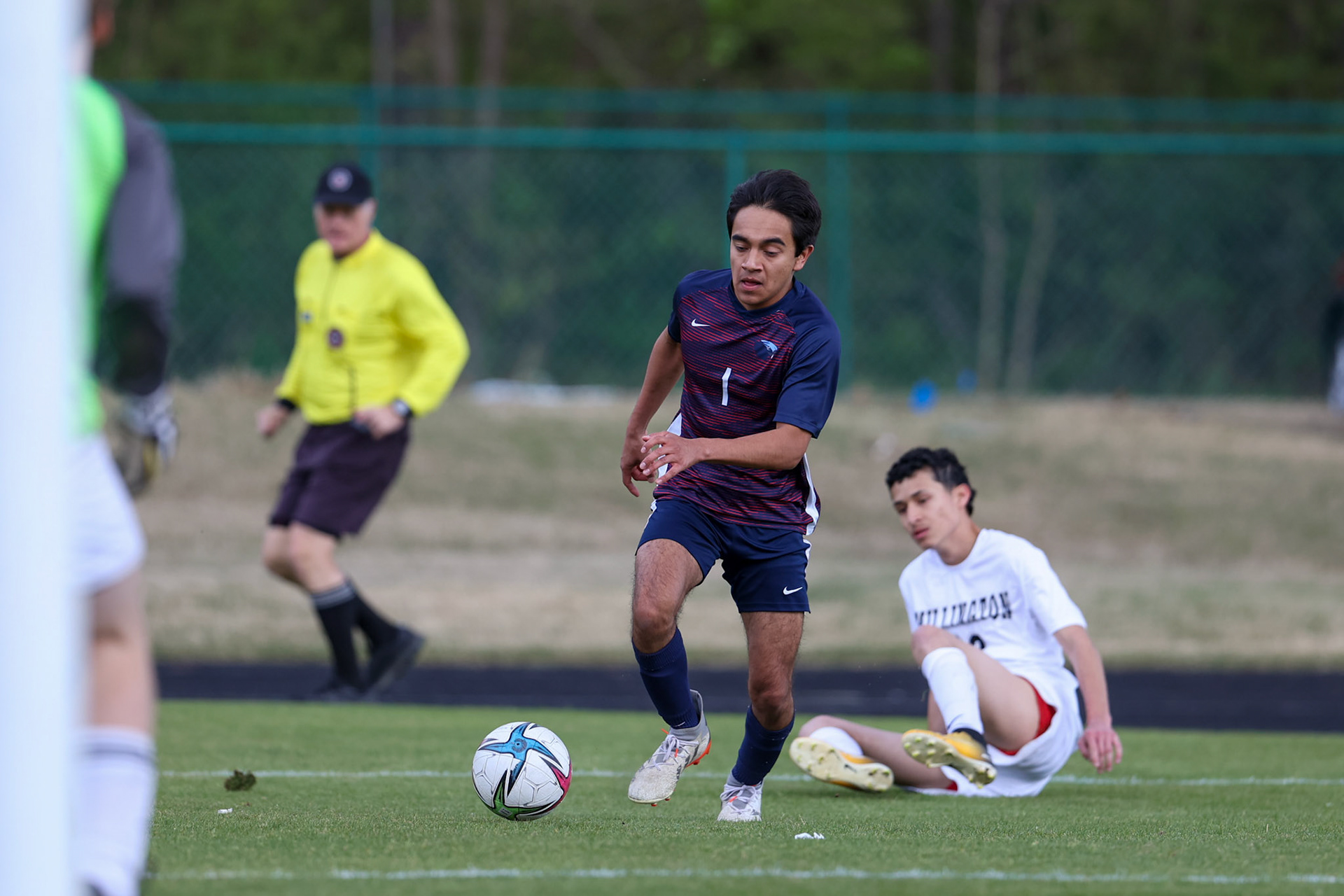 St. Benedict Soccer vs Millington on April 7, 2022 at St. Benedict At Auburndale High School in Memphis, TN. (Ryan Beatty/SBA)