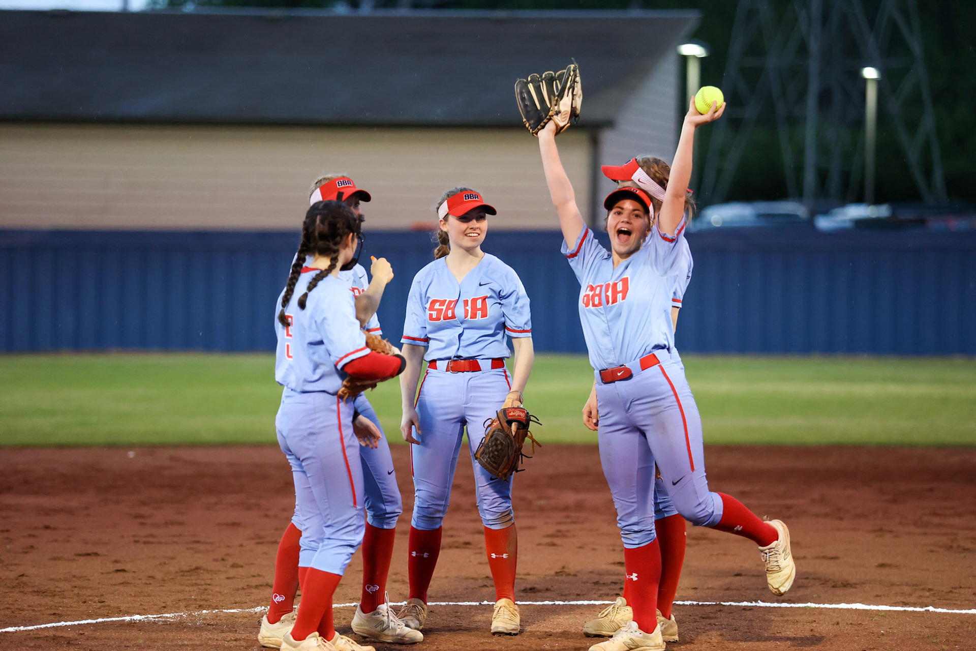 St. Benedict Softball vs Millington on Senior Night at St. Benedict at Auburndale in Memphis, TN on April 20, 2022. (Ryan Beatty/SBA)