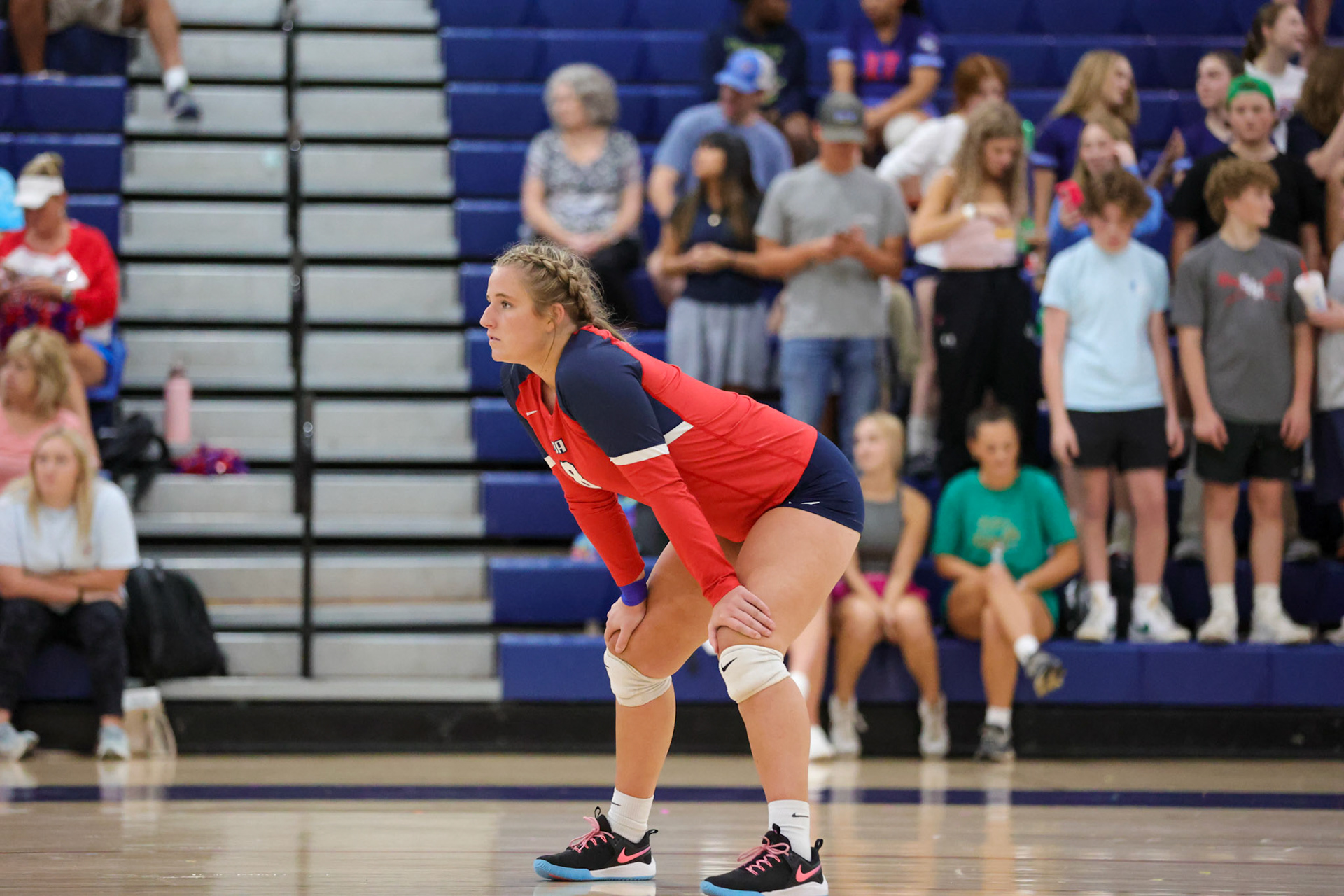 St. Benedict Volleyball vs White Station at St. Benedict at Auburndale in Memphis, TN on Thursday, September 22, 2022. (Ryan Beatty/SBA)