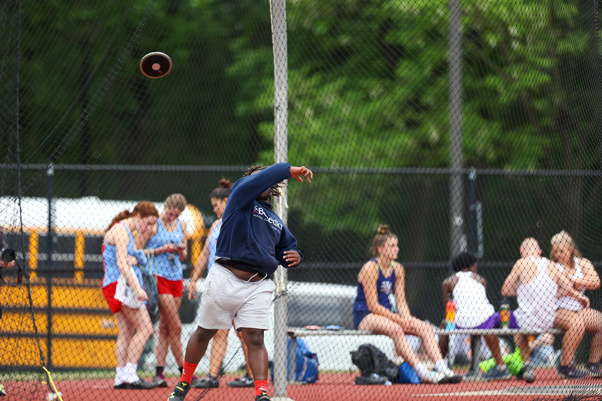 St. Benedict Track at Memphis University School in Memphis, TN on May 3, 2022. (Ryan Beatty/SBA)