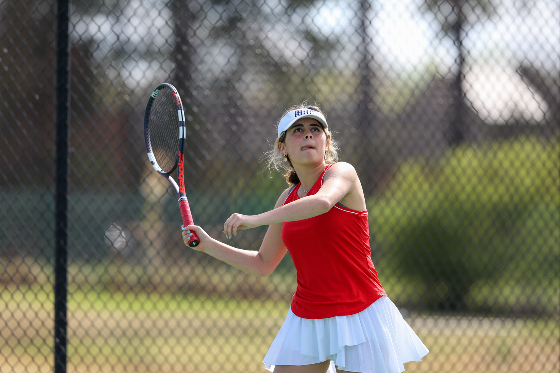 St. Benedict Tennis vs St. Mary’s on April 5, 2022 at St. Benedict at Auburndale High School in Memphis, TN. (Ryan Beatty/SBA)
