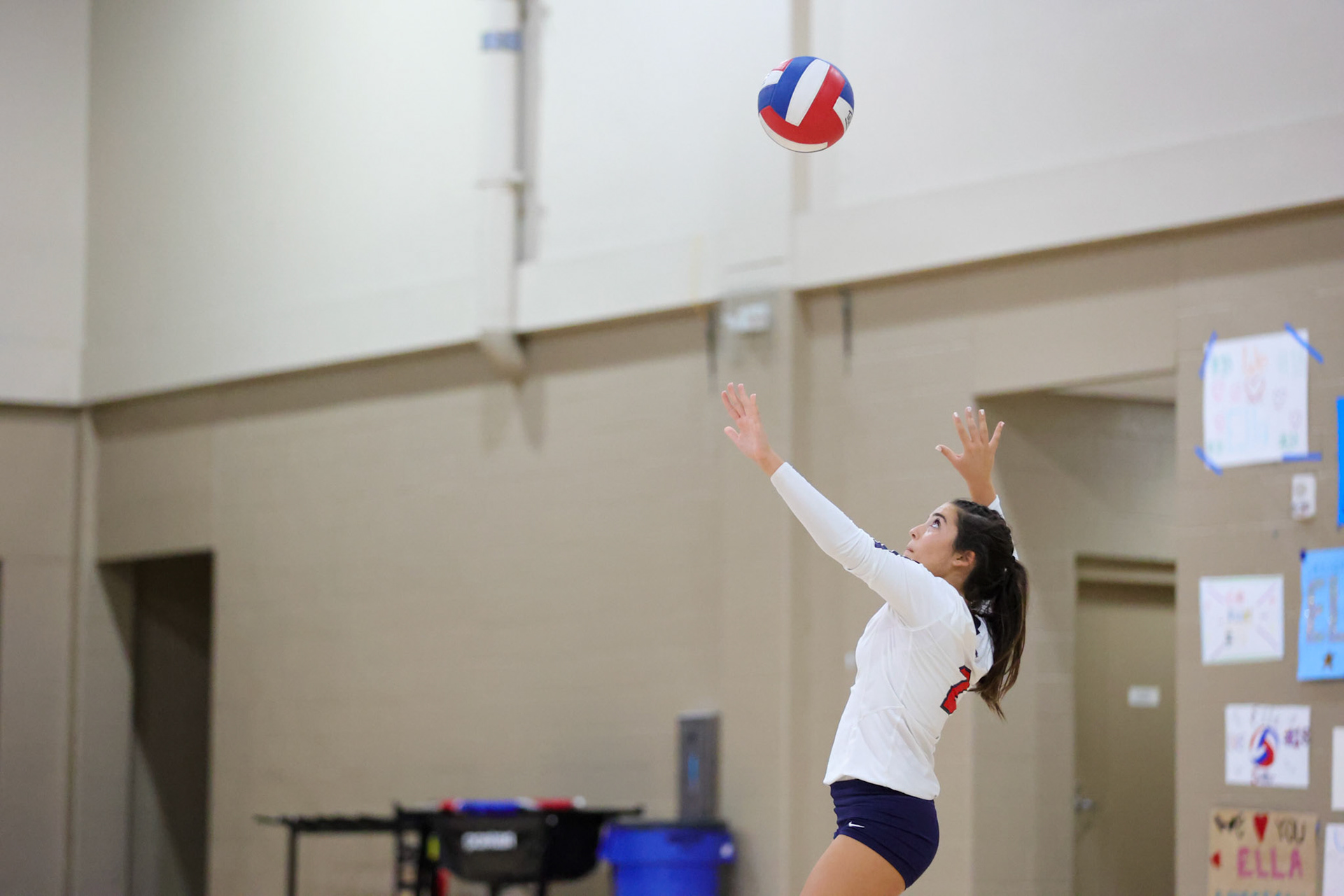 St. Benedict Volleyball vs White Station at St. Benedict at Auburndale in Memphis, TN on Thursday, September 22, 2022. (Ryan Beatty/SBA)