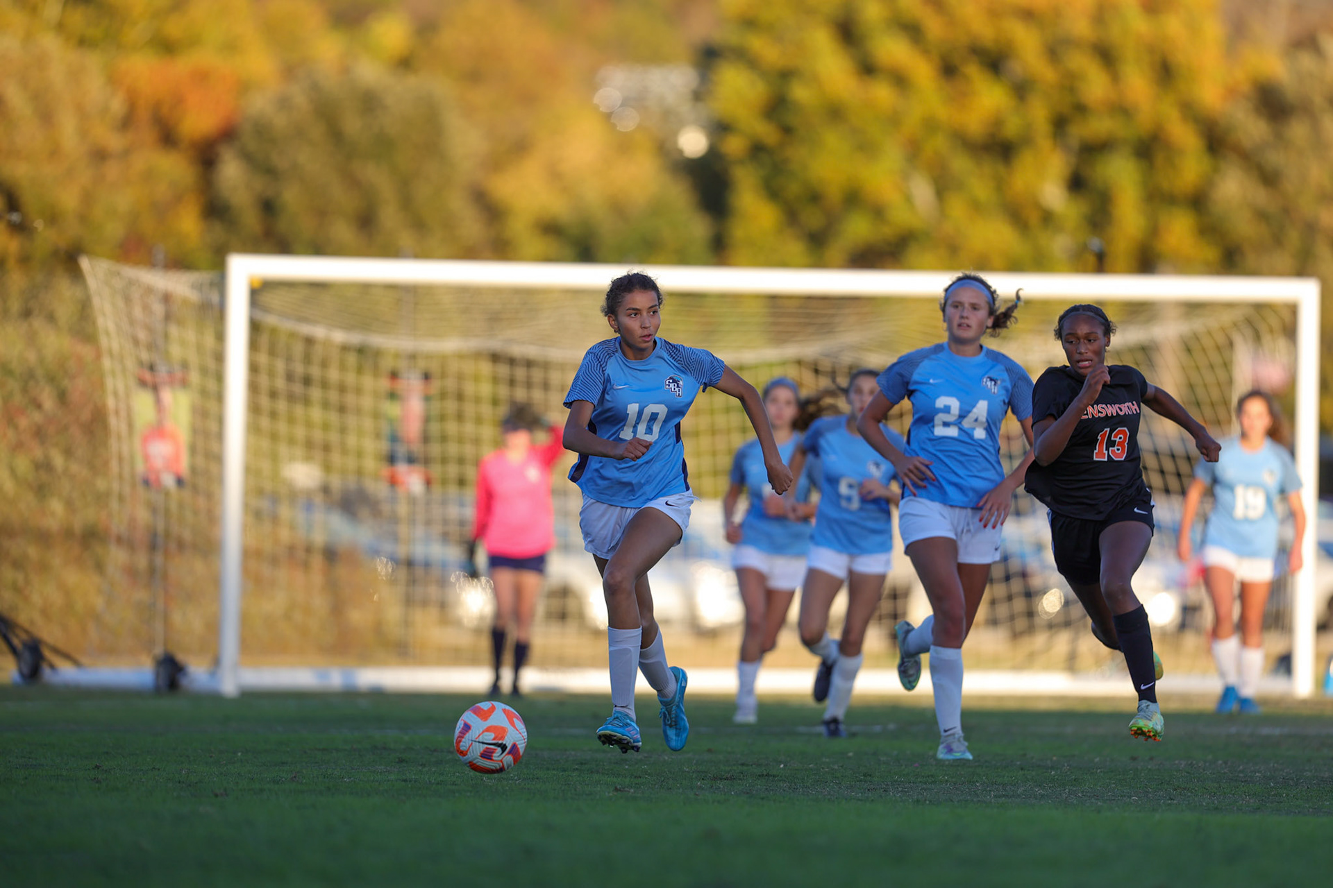 SBA Girl’s Soccer vs. Ensworth in the first round of the TSSAA State Tournament in Nashville, TN, on Oct. 17, 2022. (Ryan Beatty/SBA)