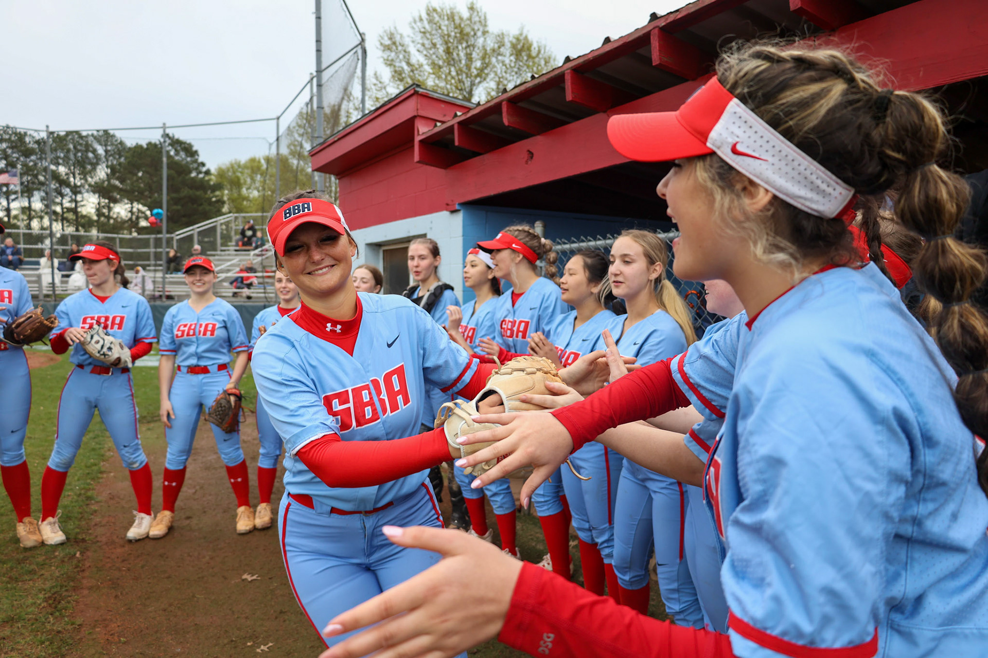St. Benedict Softball vs Millington on Senior Night at St. Benedict at Auburndale in Memphis, TN on April 20, 2022. (Ryan Beatty/SBA)