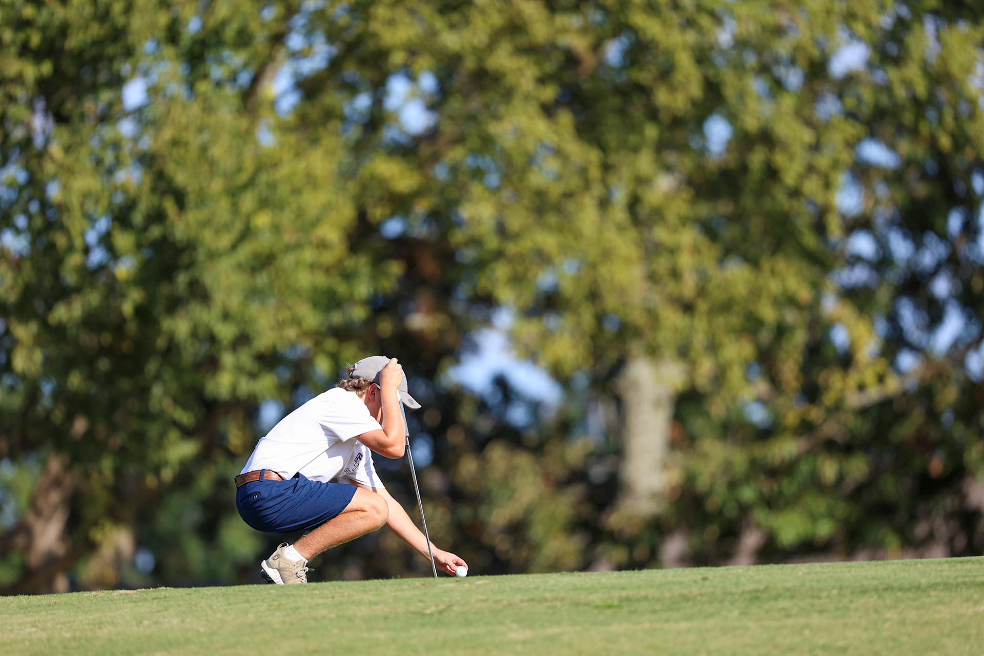 St. Benedict Boys Golf vs Briarcrest at the Lakeland Golf Club on Thursday, September 15, 2022. (Ryan Beatty/SBA)