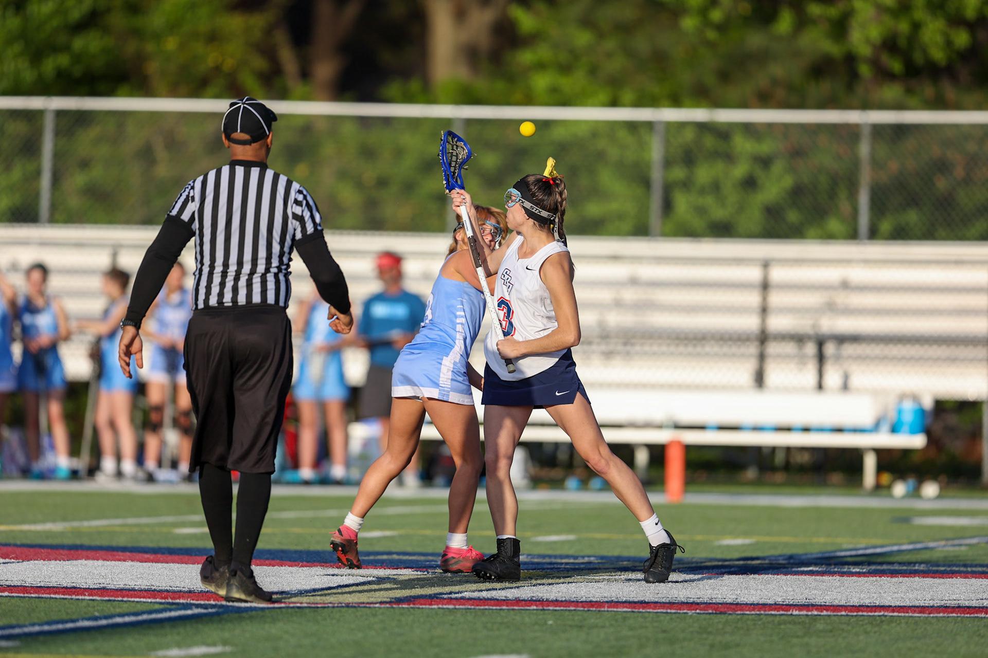 St. Benedict Girls Lacrosse vs St. Agnes on Senior Night at St. Benedict at Auburndale in Memphis, TN on April 19, 2022. (Ryan Beatty/SBA)