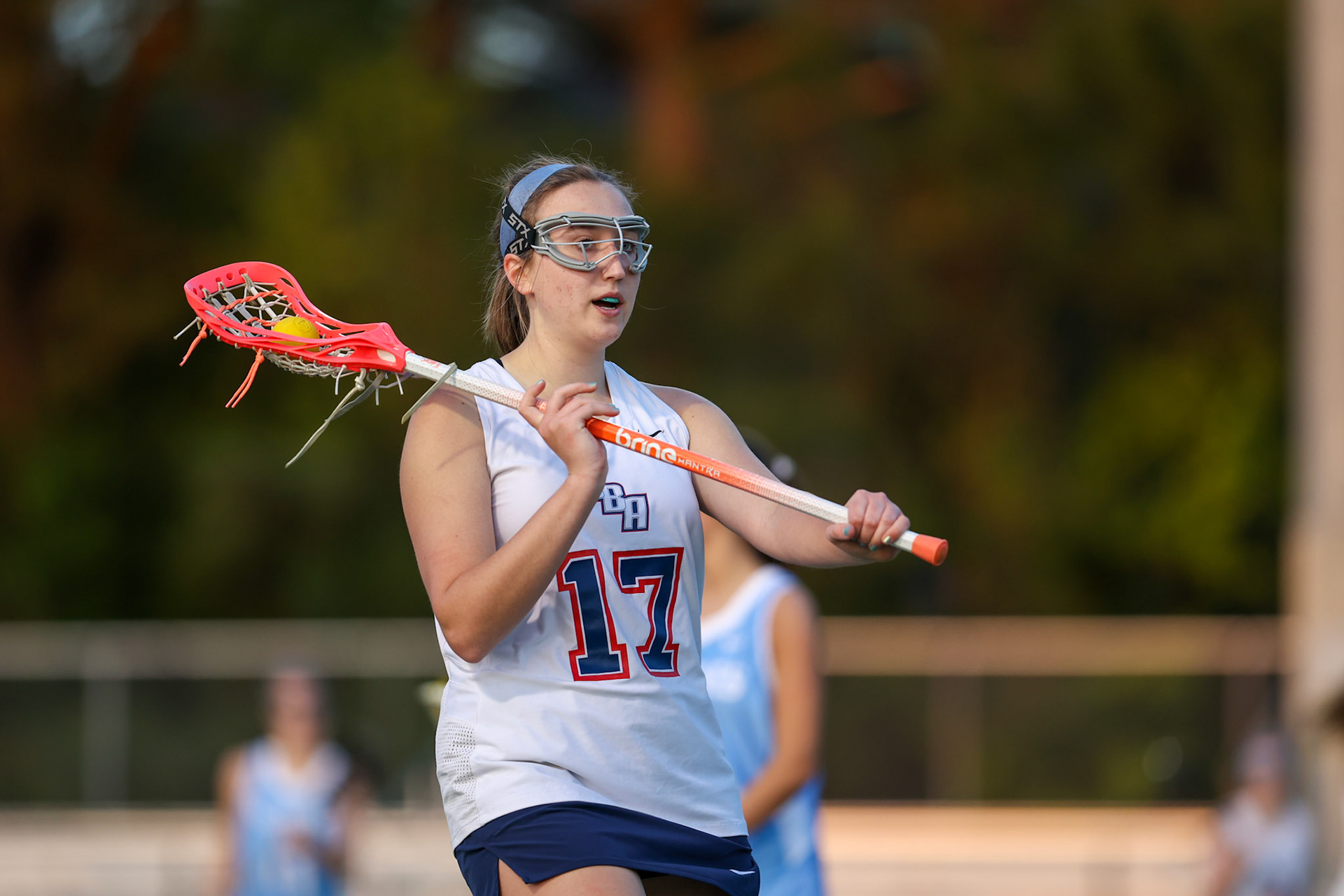 St. Benedict Girls Lacrosse vs St. Agnes on Senior Night at St. Benedict at Auburndale in Memphis, TN on April 19, 2022. (Ryan Beatty/SBA)