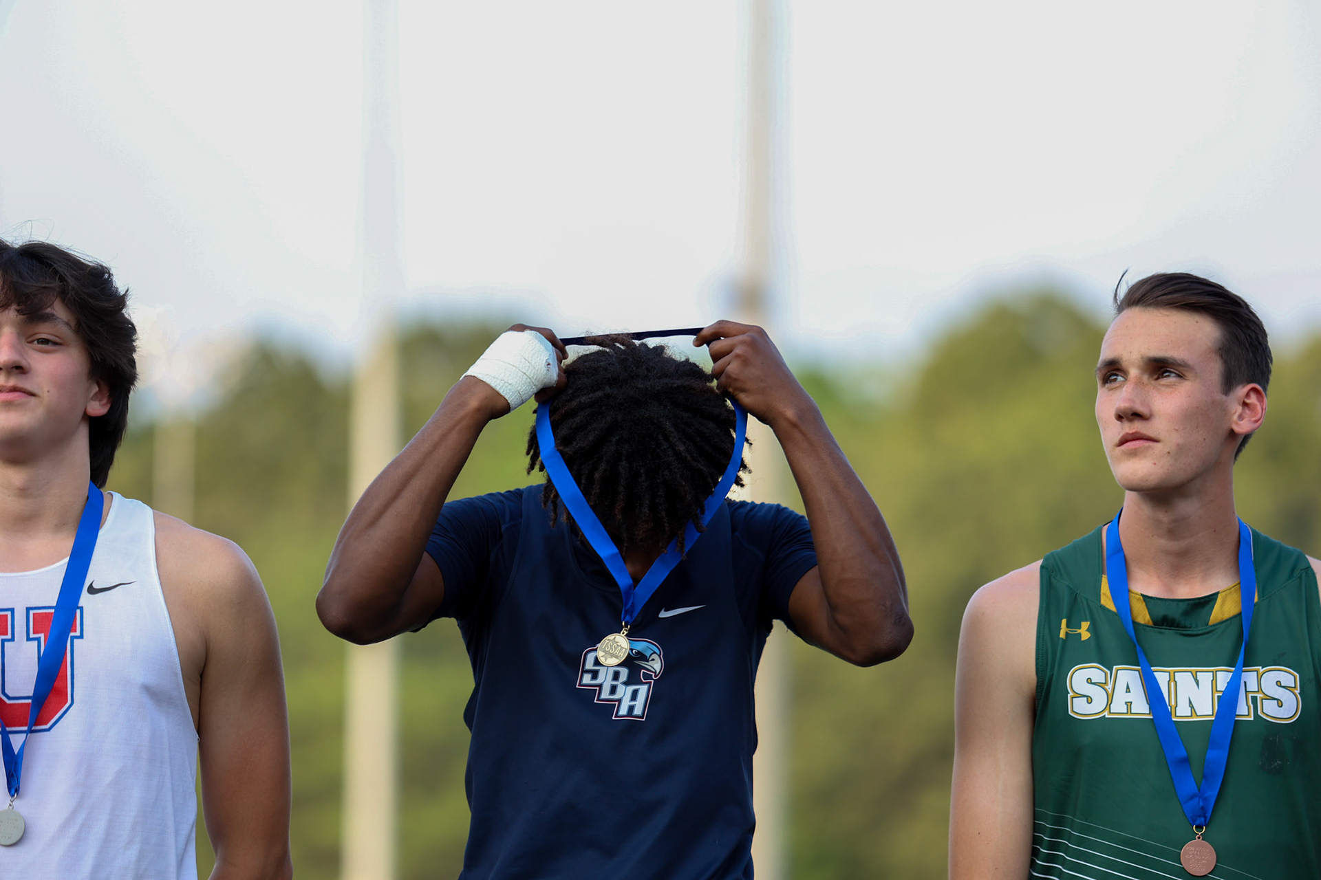 St. Benedict Track at MUS Region Meet on May 11, 2022. (Ryan Beatty/SBA)