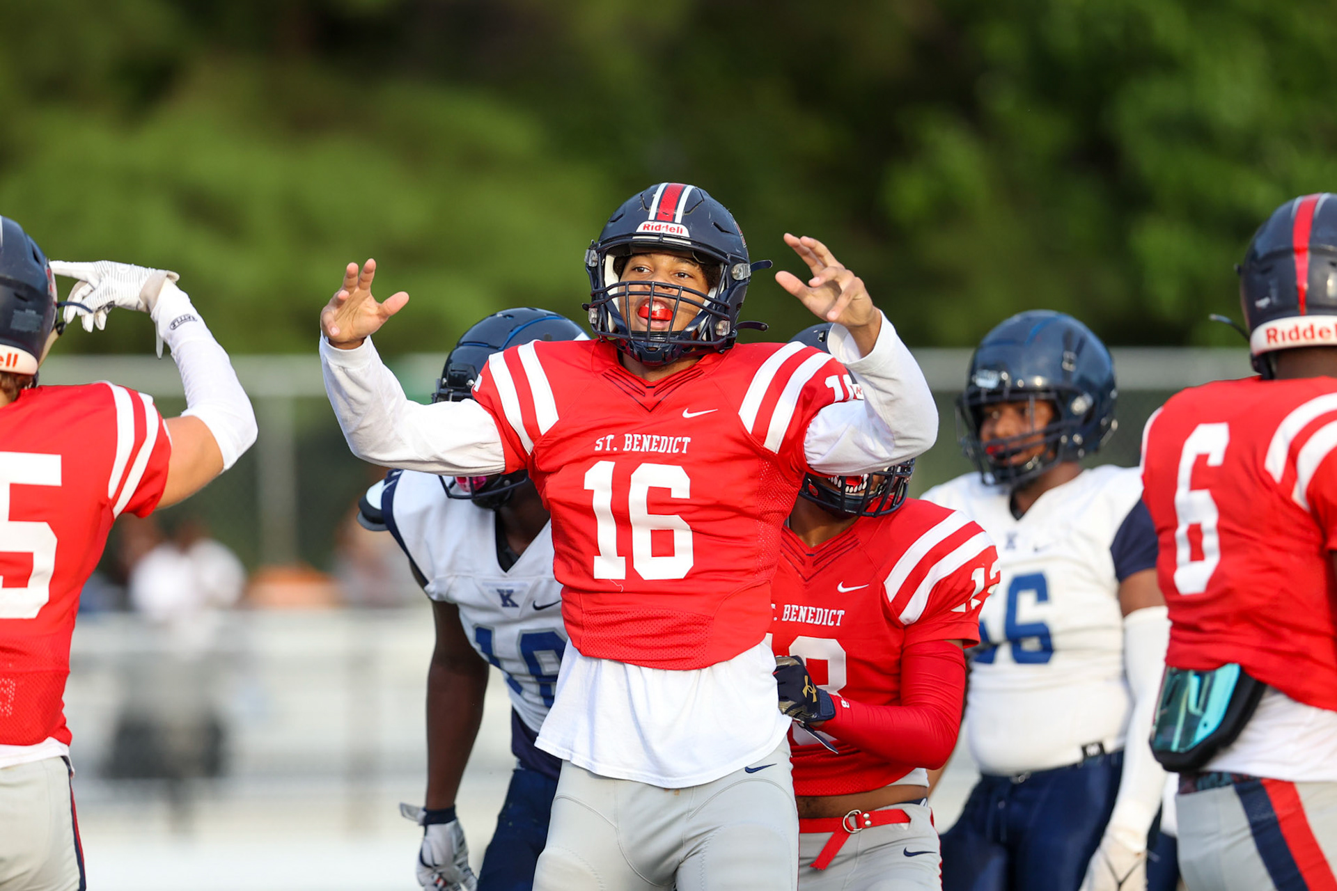 SBA Football Scrimmage on Friday, August 5, 2022 at St. Benedict at Auburndale in Memphis, TN. (Ryan Beatty/SBA)