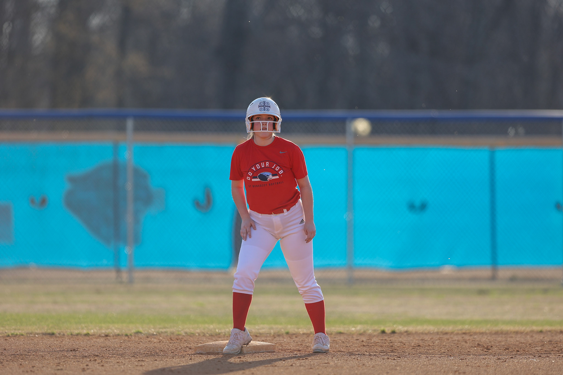 St. Benedict Softball vs Bartlett High School on March 3, 2022 at W.J. Freeman Park in Memphis, TN (Ryan Beatty/SBA)