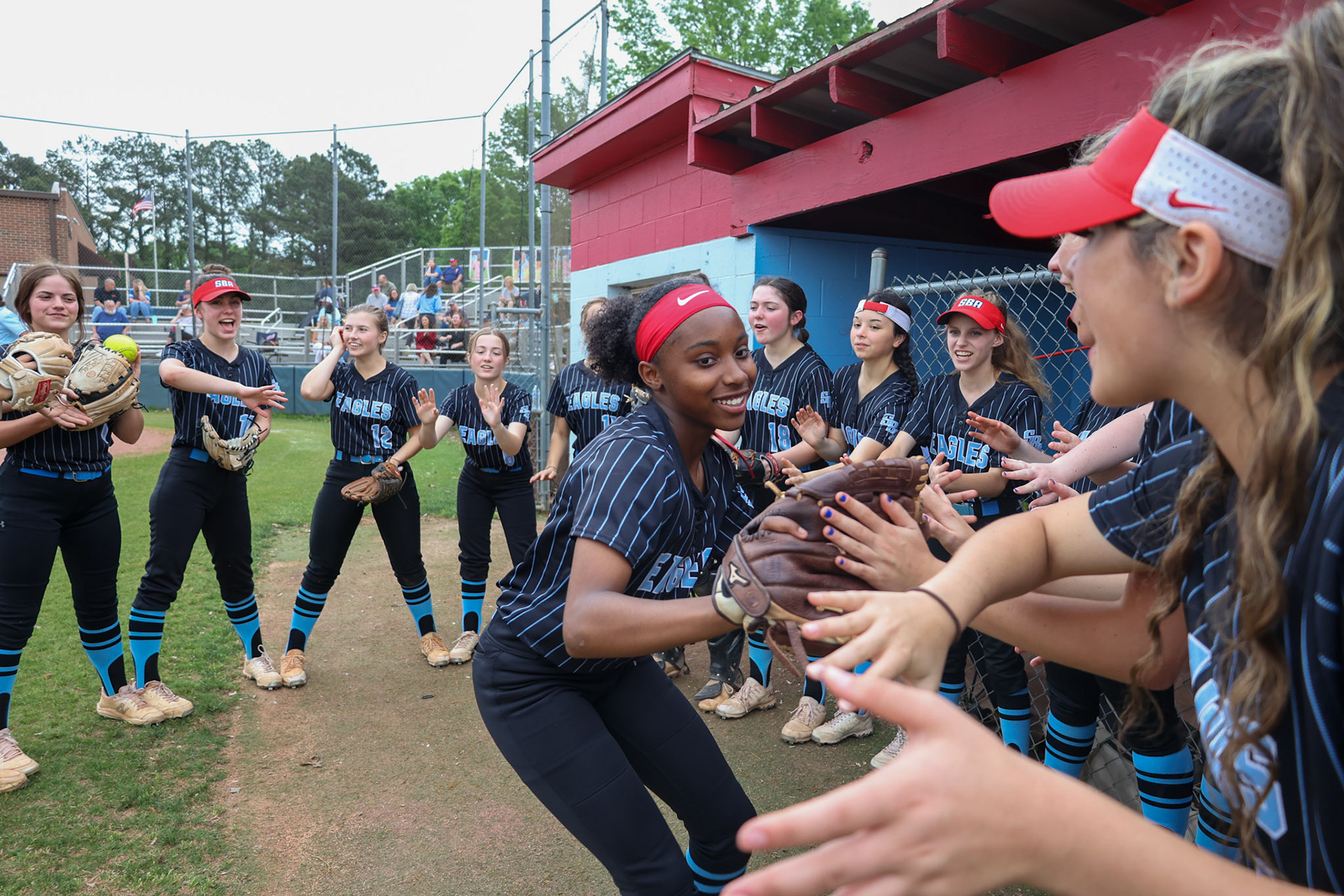St. Benedict Softball vs Tipton Rosemark Academy at St. Benedict High School in Memphis, TN on May 3, 2022. (Ryan Beatty/SBA)