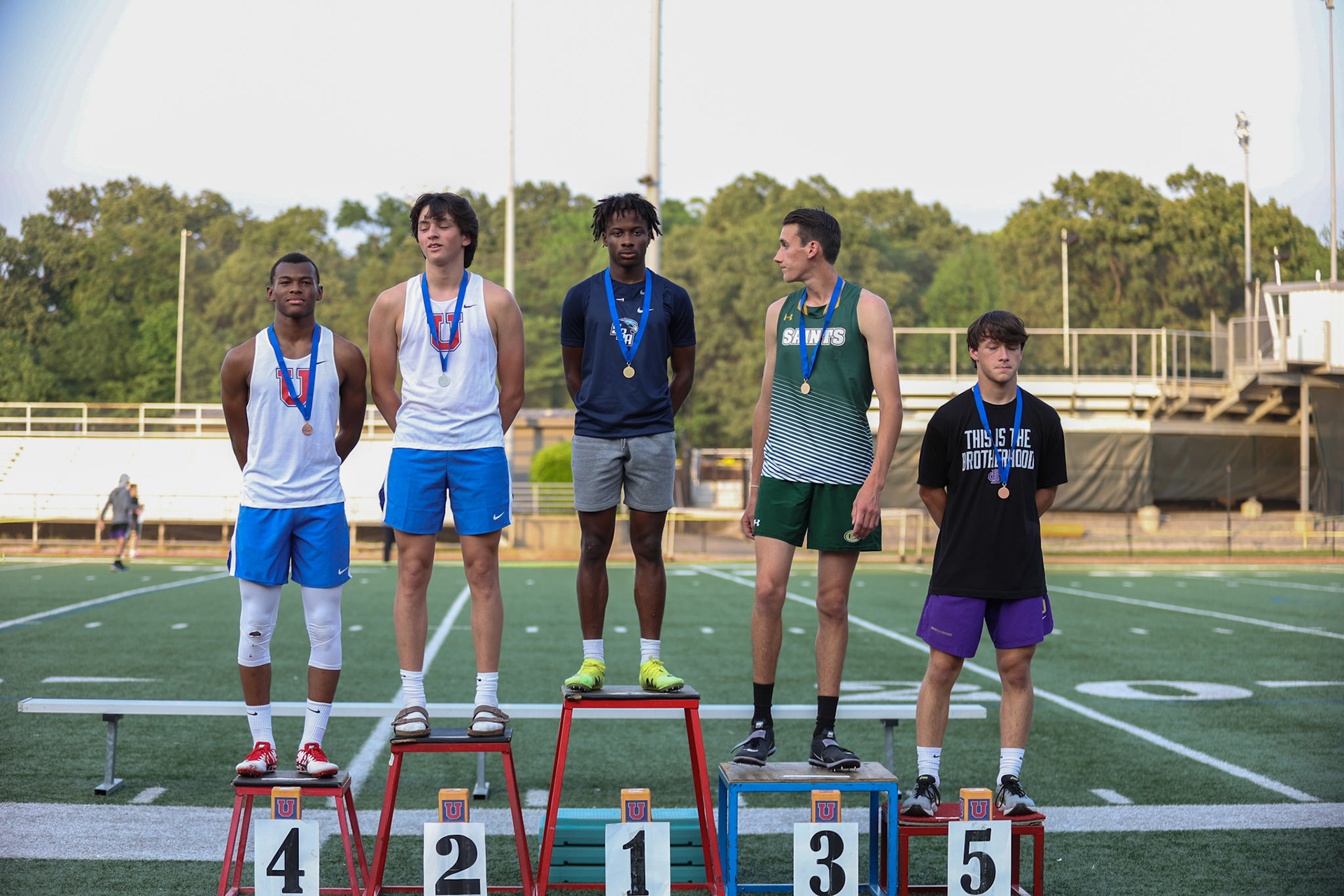 St. Benedict Track at MUS Region Meet on May 11, 2022. (Ryan Beatty/SBA)
