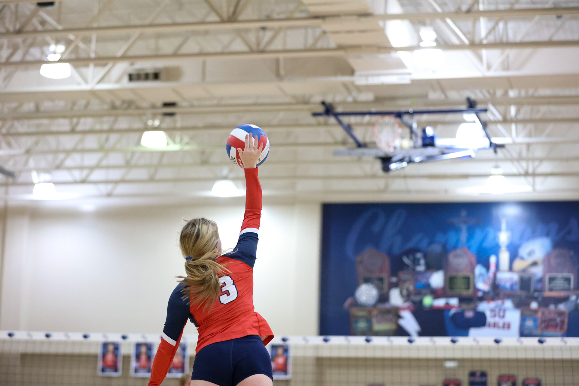 St. Benedict Volleyball vs Hutchison at St. Benedict on Tuesday, September 13, 2022. (Ryan Beatty/SBA)