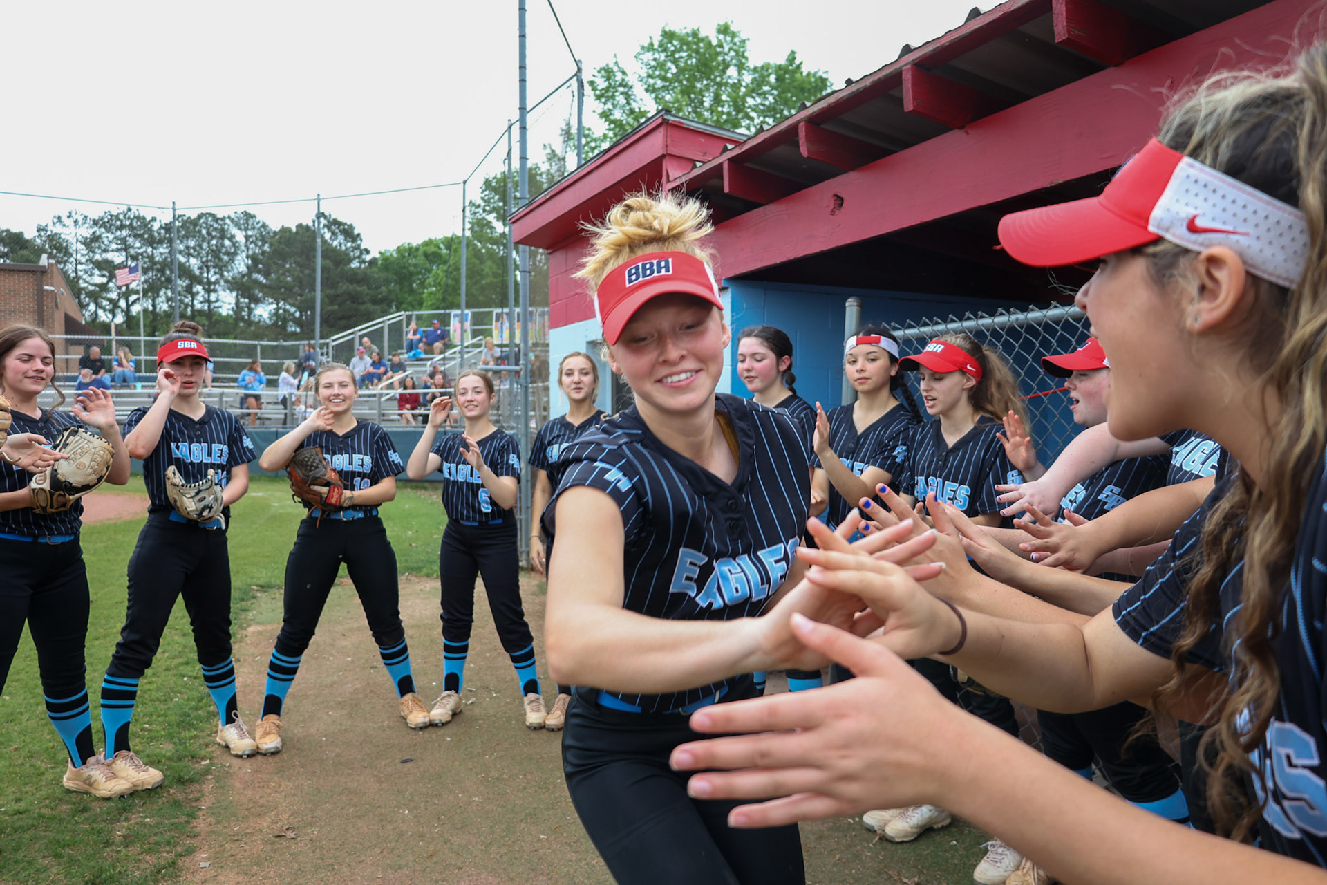 St. Benedict Softball vs Tipton Rosemark Academy at St. Benedict High School in Memphis, TN on May 3, 2022. (Ryan Beatty/SBA)