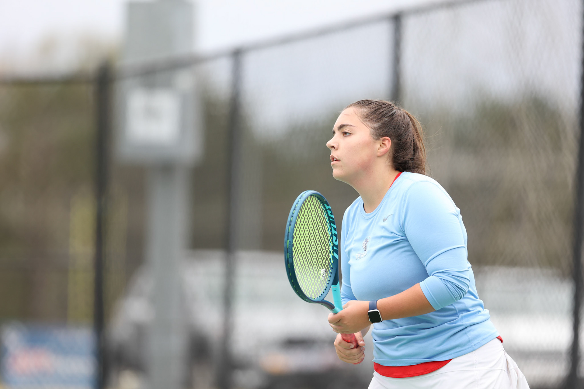 St. Benedict Tennis vs Brighton Cardinals on Wednesday April 6, 2022 at St. Benedict At Auburndale High School in Memphis, TN. (Ryan Beatty/SBA)