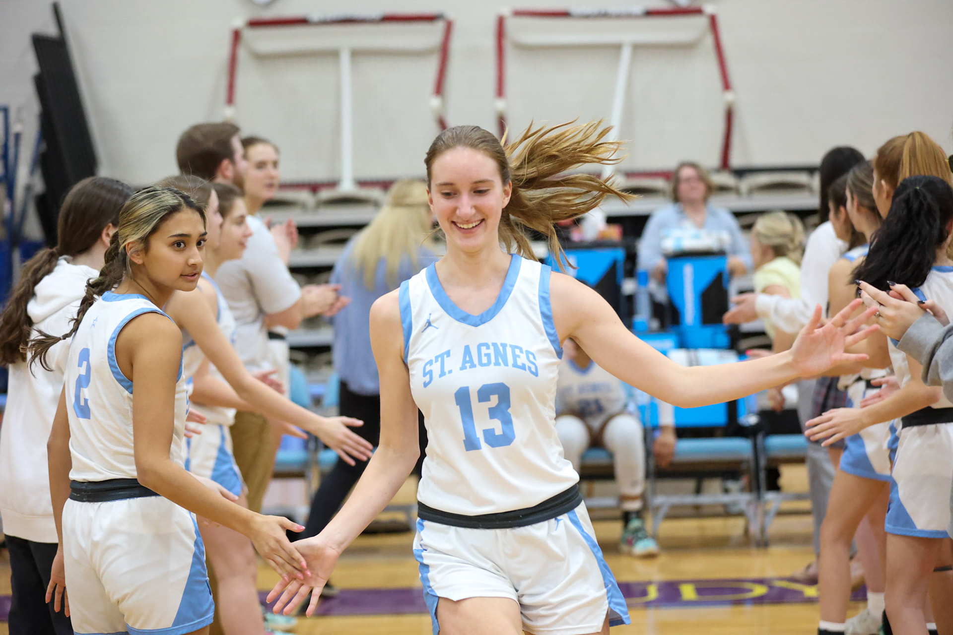 SBA Girls Basketball vs St. Agnes on Monday, January 23, 2022. (Ryan Beatty Photo)