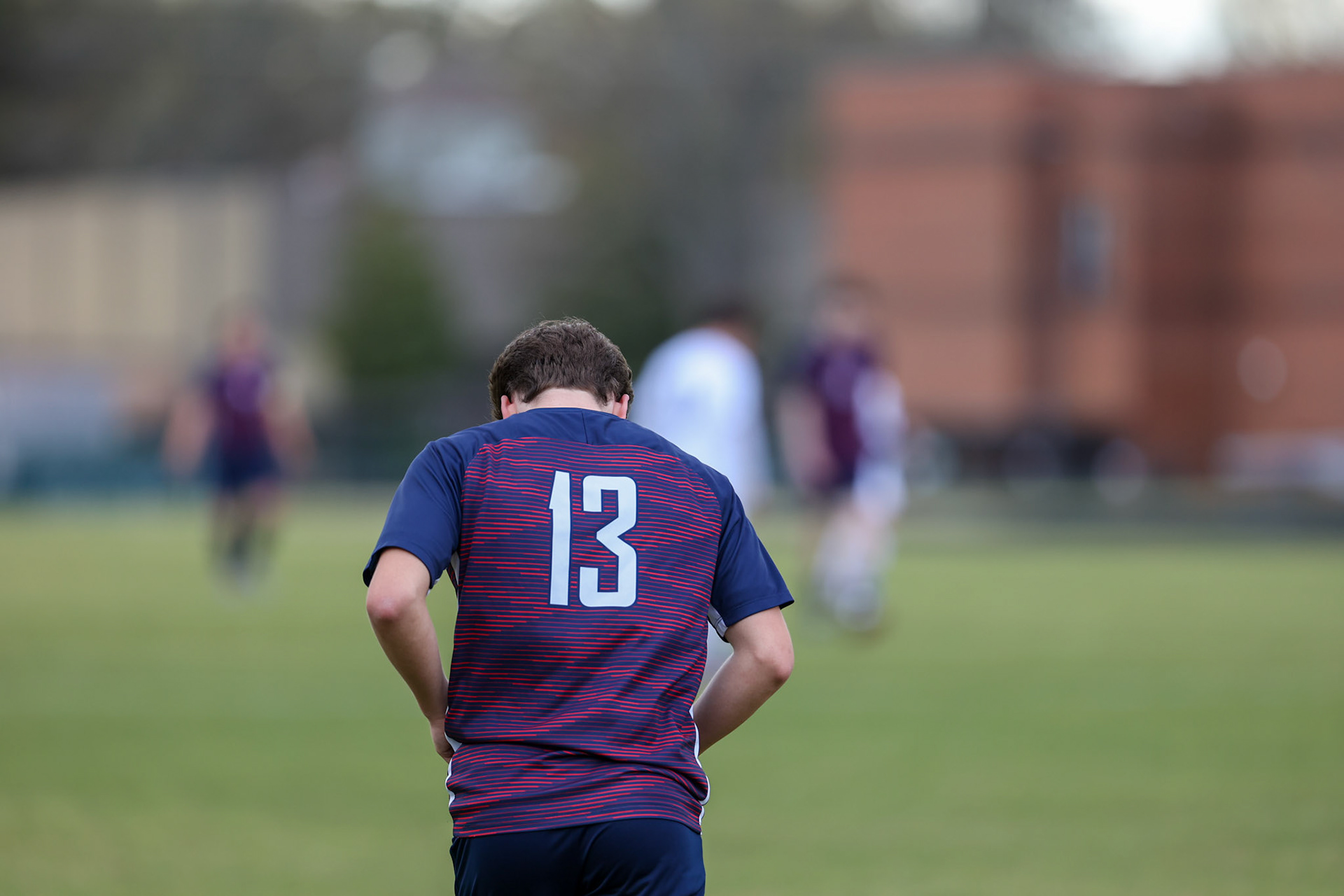 St. Benedict Soccer vs Millington on April 7, 2022 at St. Benedict At Auburndale High School in Memphis, TN. (Ryan Beatty/SBA)