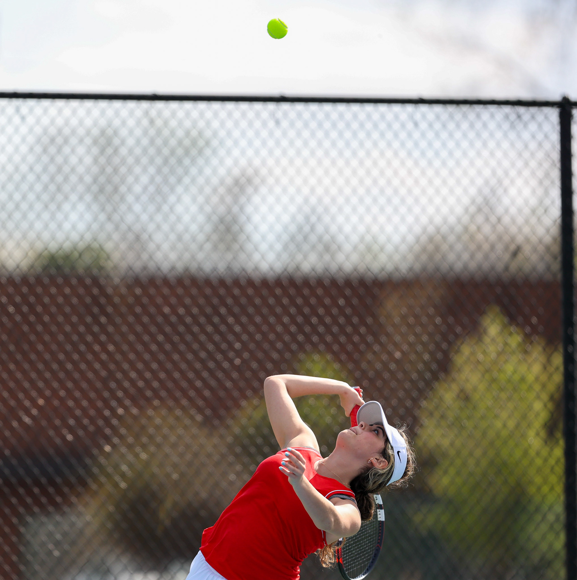 St. Benedict Tennis vs St. Mary’s on April 5, 2022 at St. Benedict at Auburndale High School in Memphis, TN. (Ryan Beatty/SBA)
