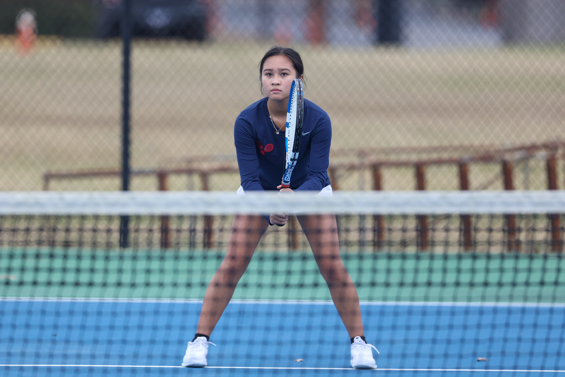 St. Benedict Tennis vs Brighton Cardinals on Wednesday April 6, 2022 at St. Benedict At Auburndale High School in Memphis, TN. (Ryan Beatty/SBA)