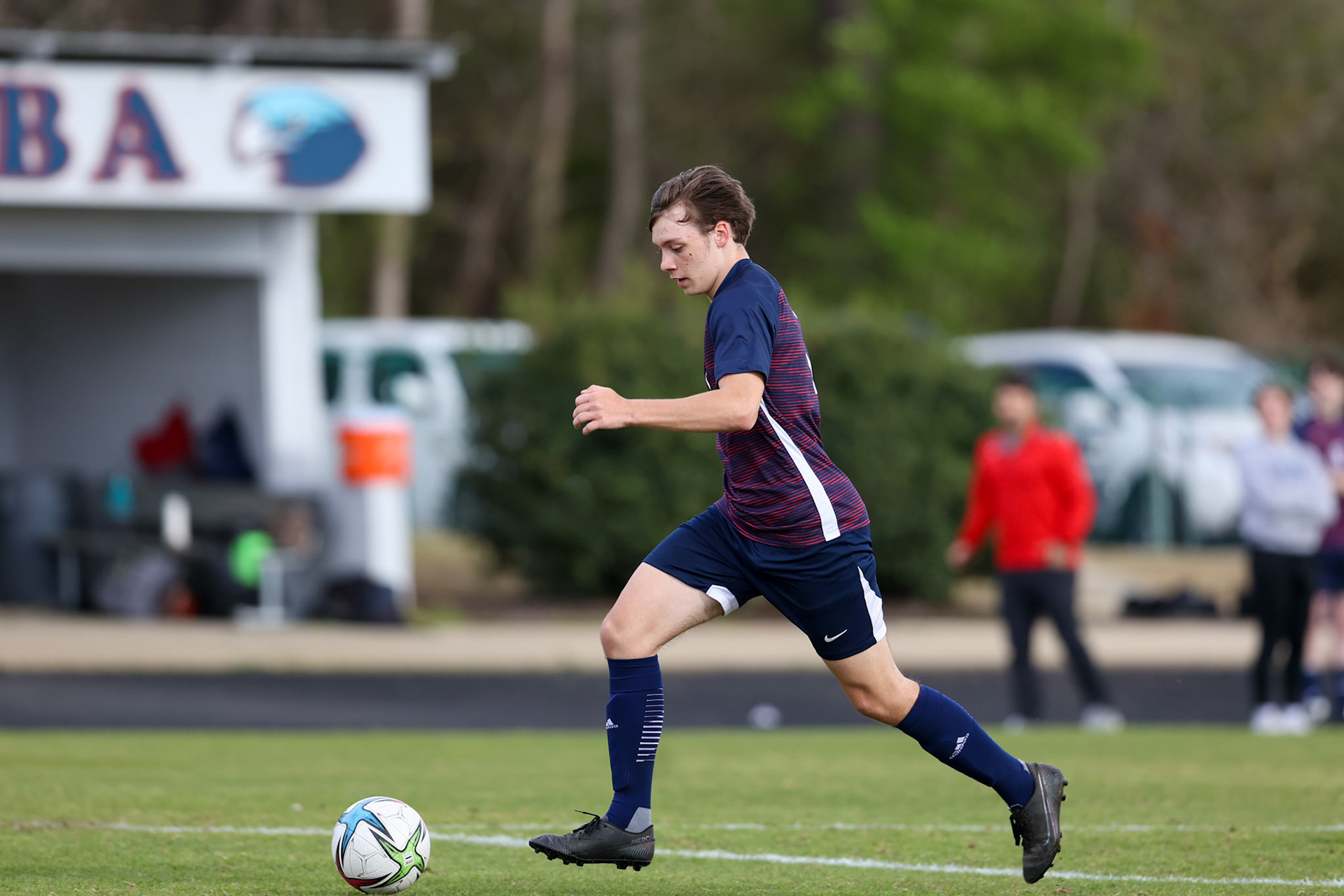 St. Benedict Soccer vs Millington on April 7, 2022 at St. Benedict At Auburndale High School in Memphis, TN. (Ryan Beatty/SBA)