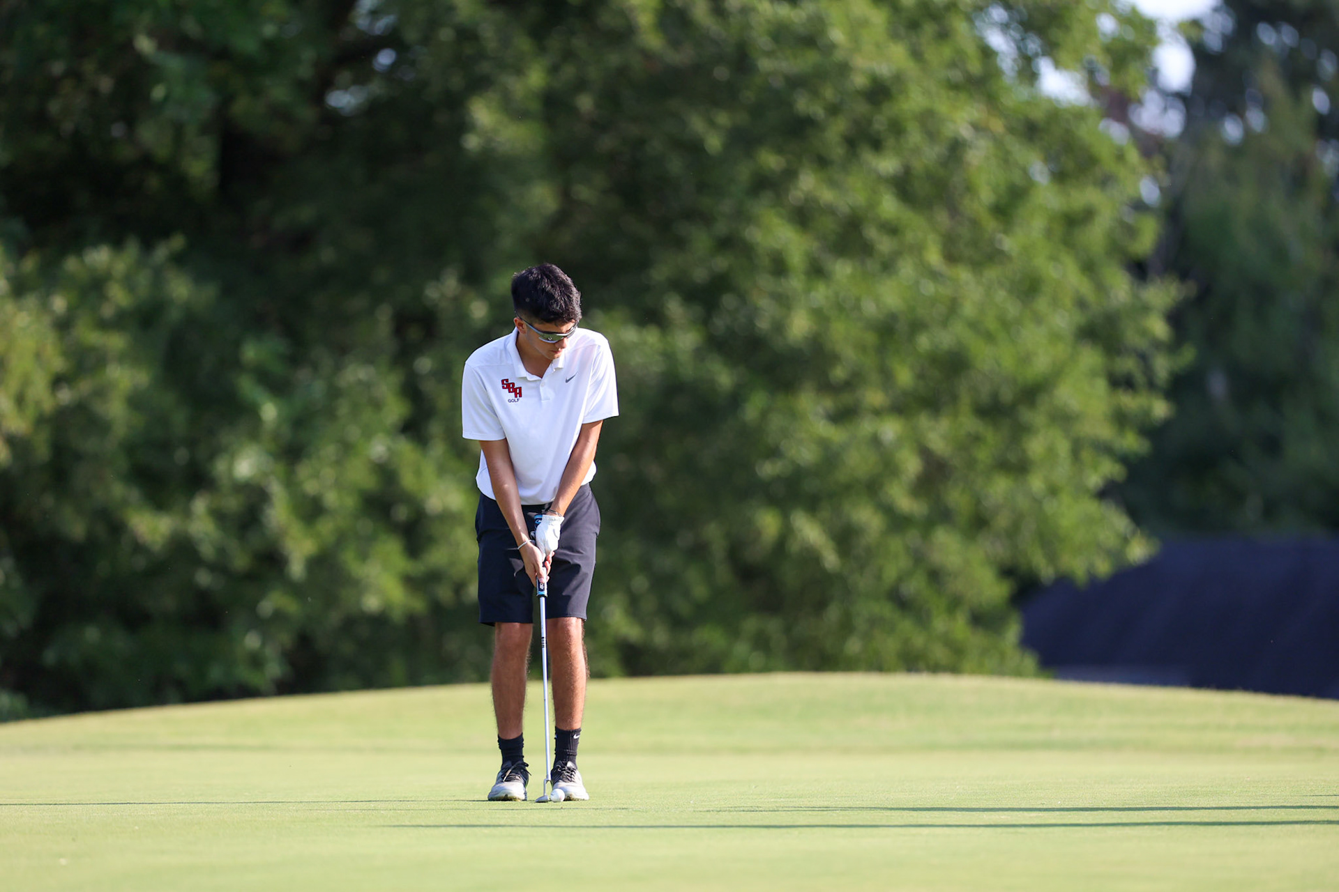 St. Benedict Boys Golf vs Briarcrest at the Lakeland Golf Club on Thursday, September 15, 2022. (Ryan Beatty/SBA)
