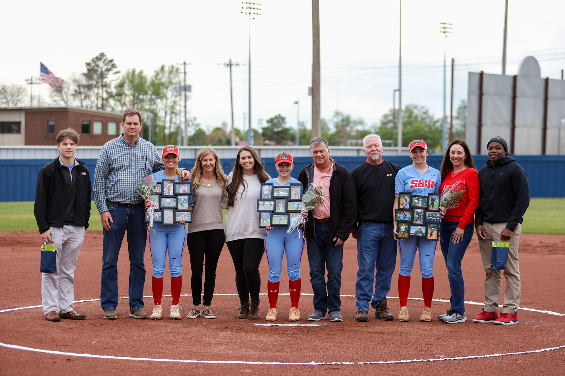 St. Benedict Softball vs Millington on Senior Night at St. Benedict at Auburndale in Memphis, TN on April 20, 2022. (Ryan Beatty/SBA)